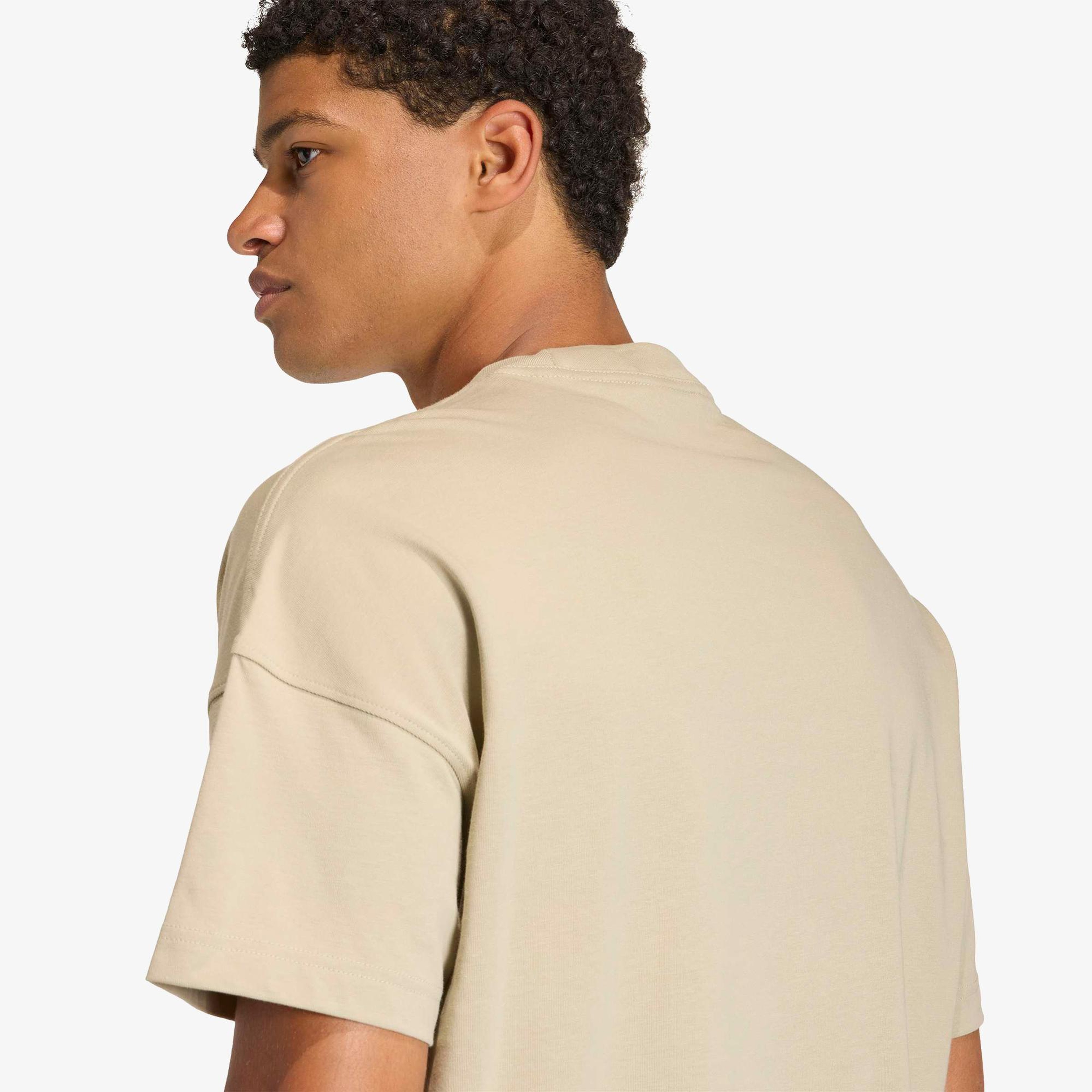 adidas Erkek Bej T-Shirt