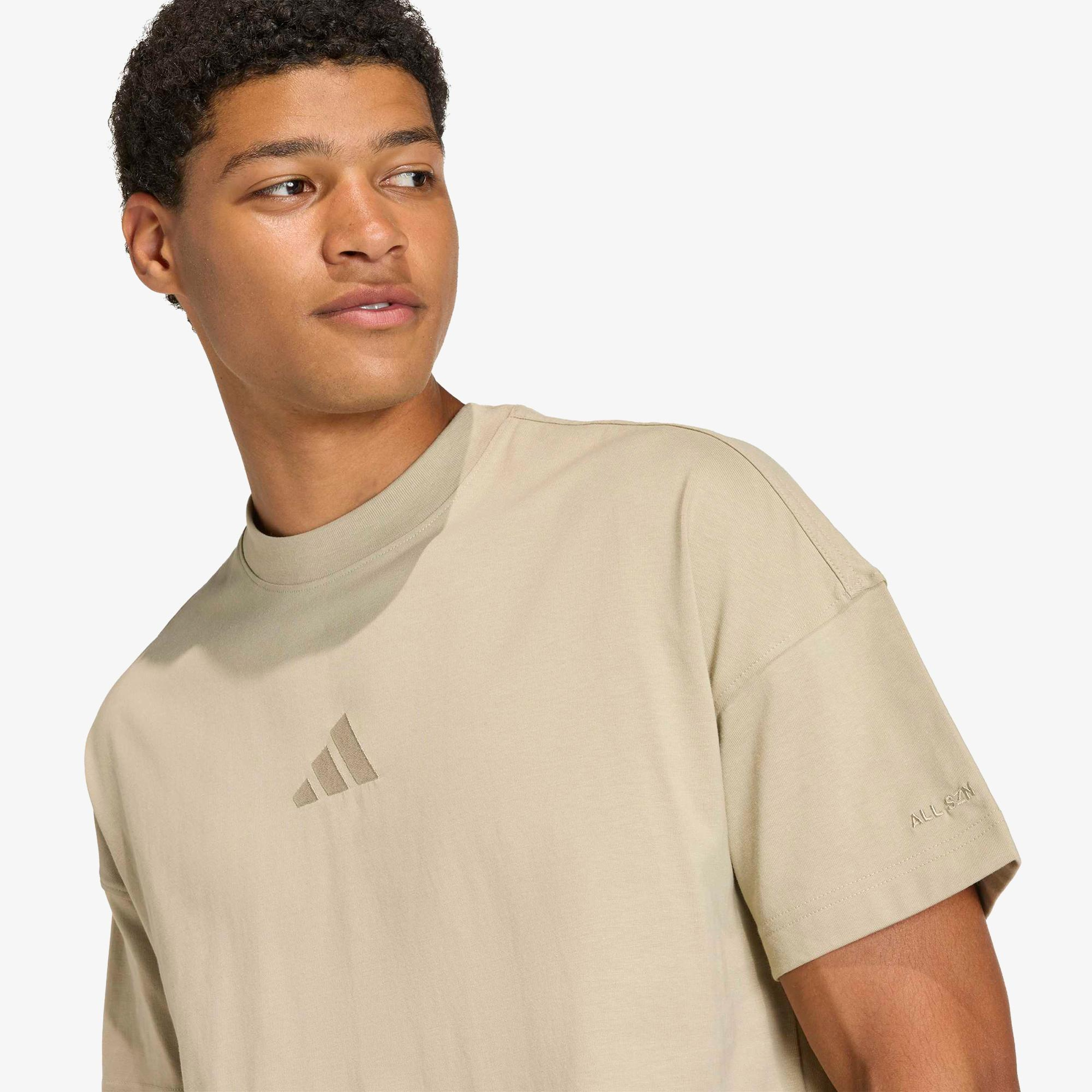 adidas Erkek Bej T-Shirt
