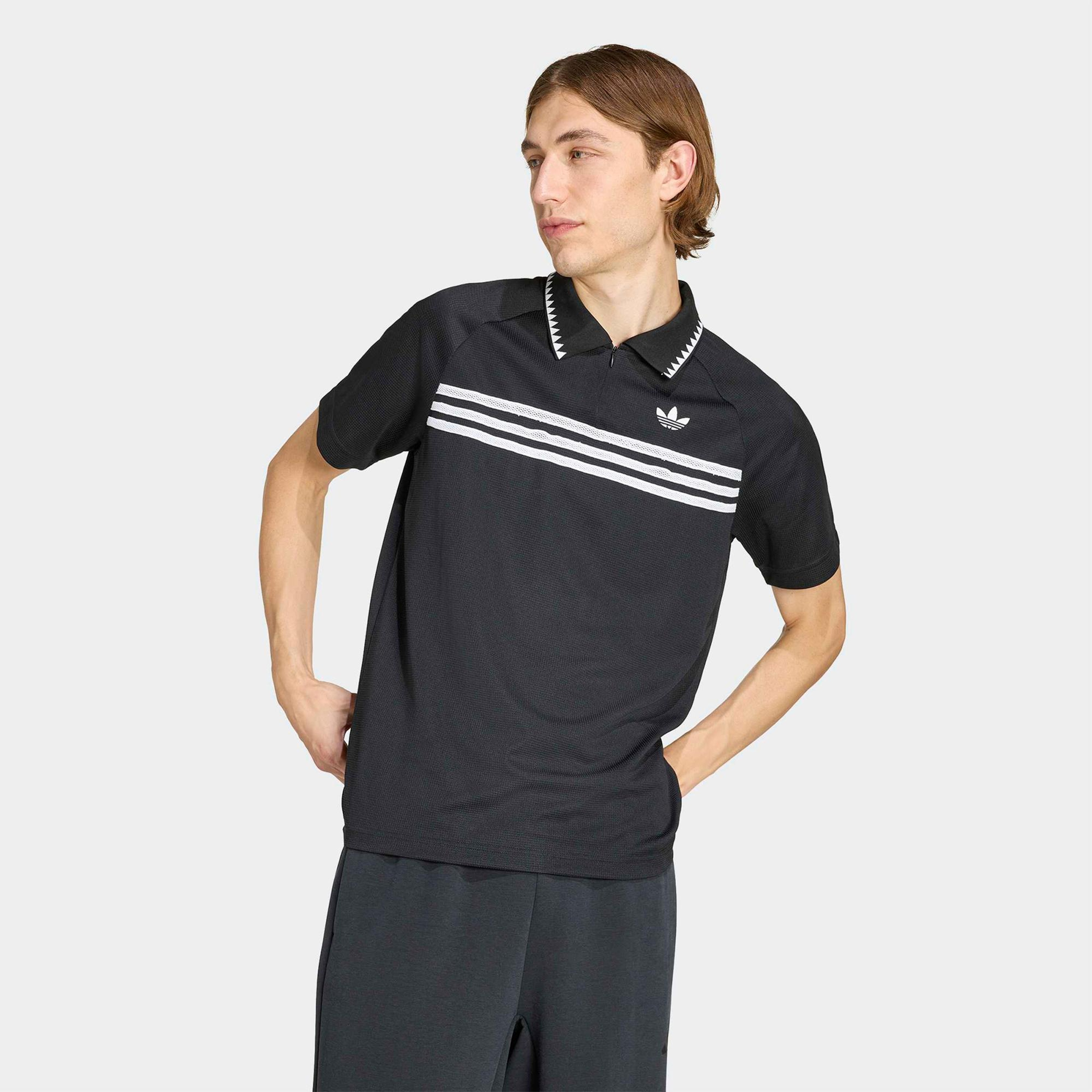 adidas Chest Erkek Siyah T-Shirt