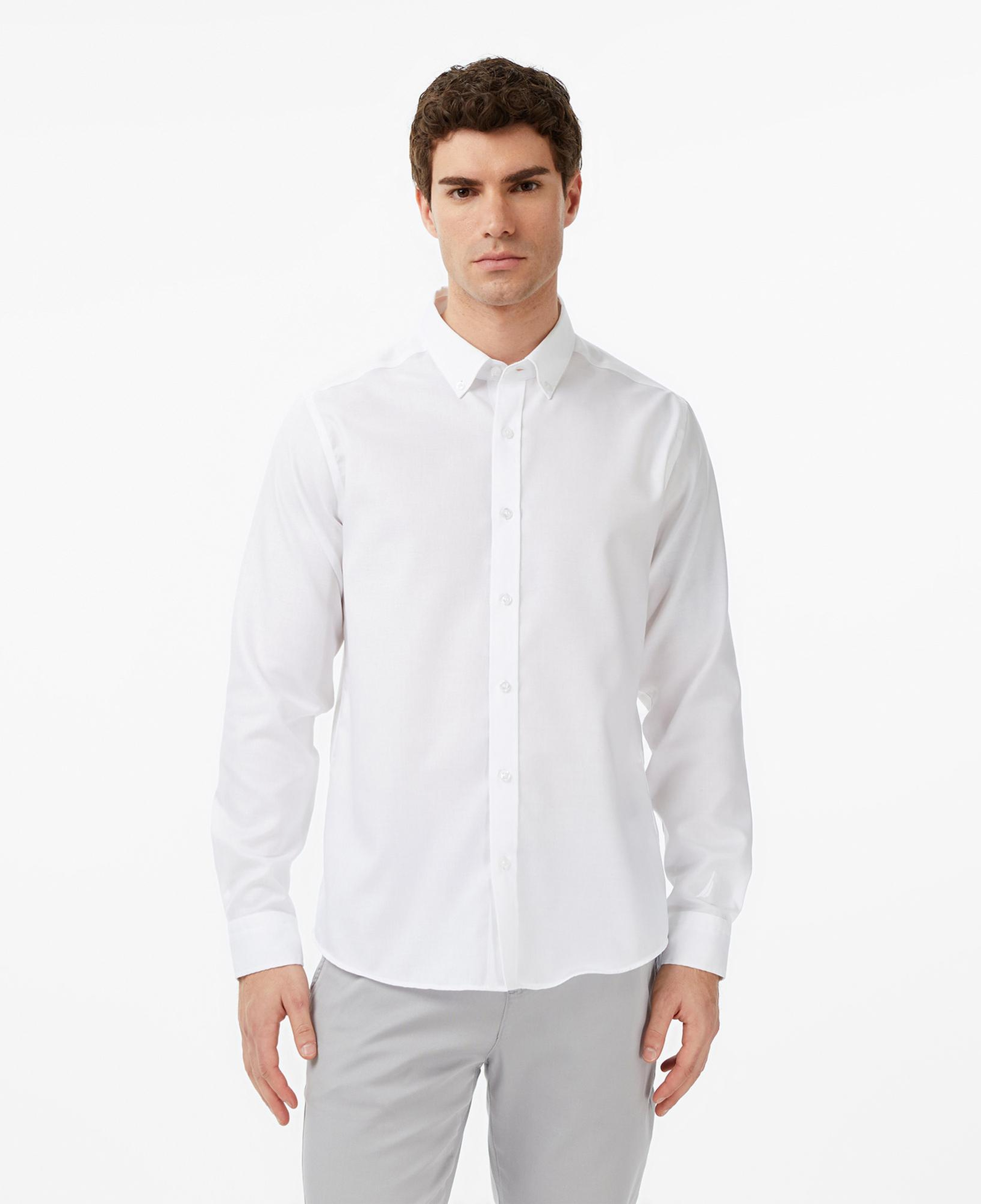 Nautica Erkek Beyaz Slim Fit Gömlek