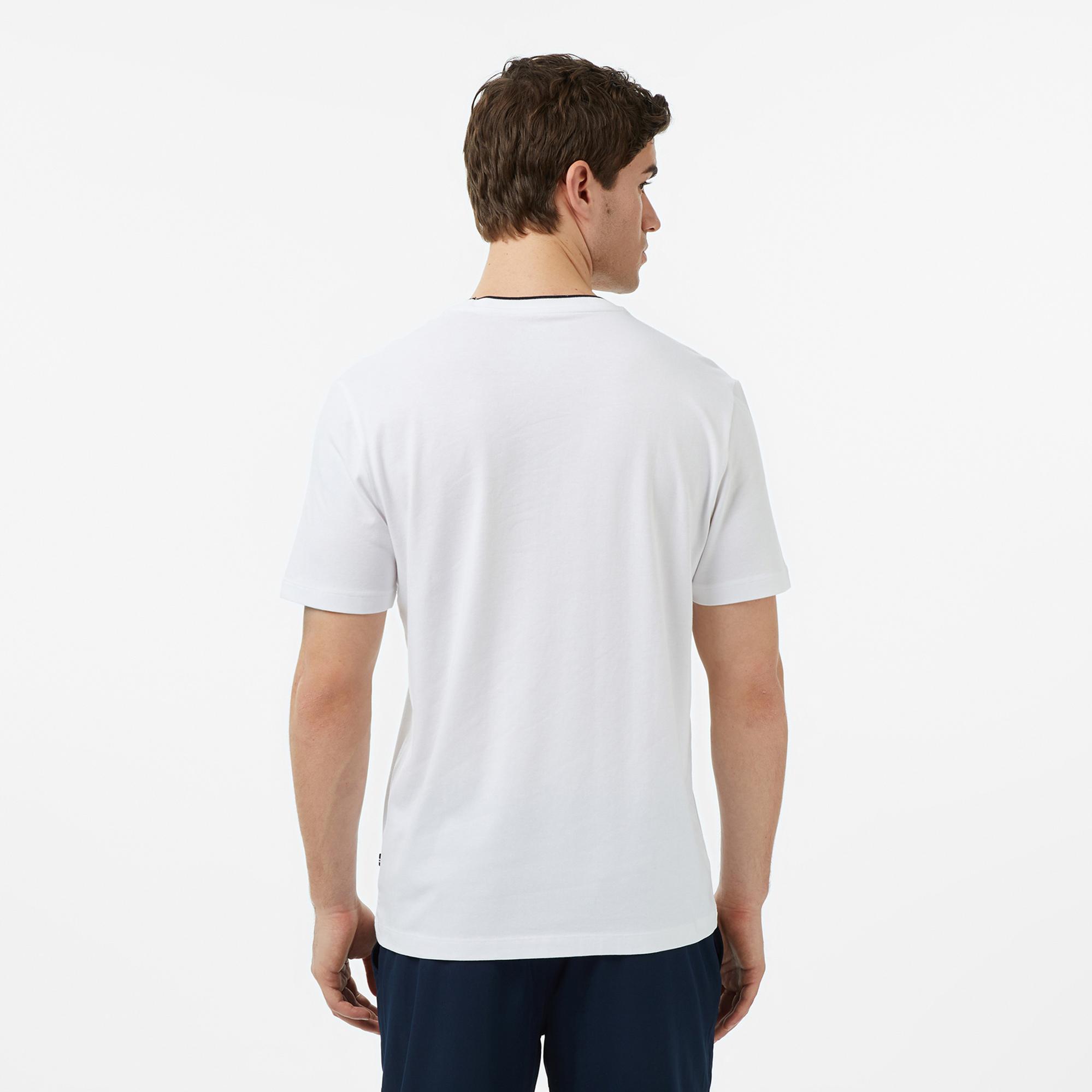 Nautica Erkek Beyaz Regular Fit T-Shirt