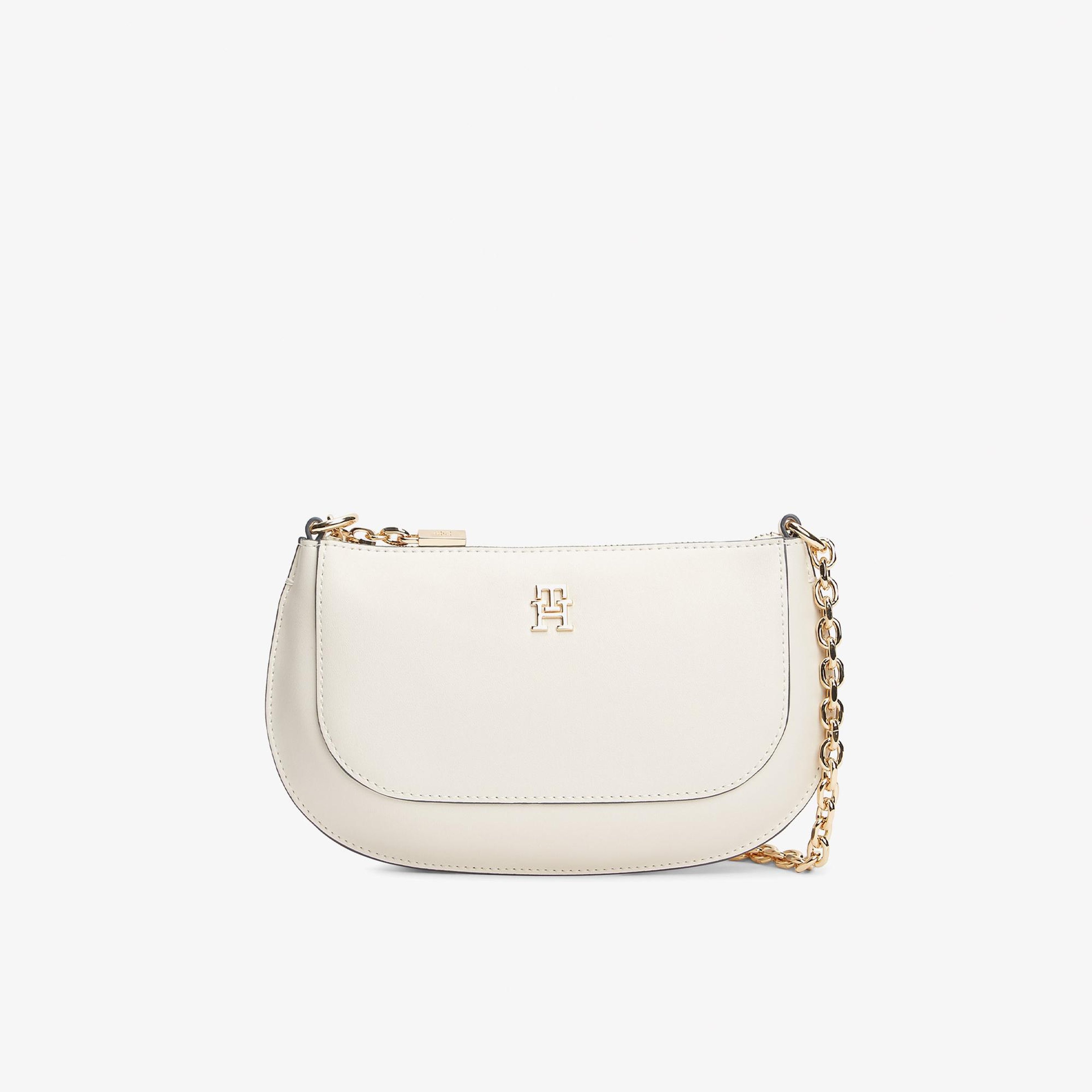 Tommy Hilfiger Glam Kadın Bej Çapraz Çanta