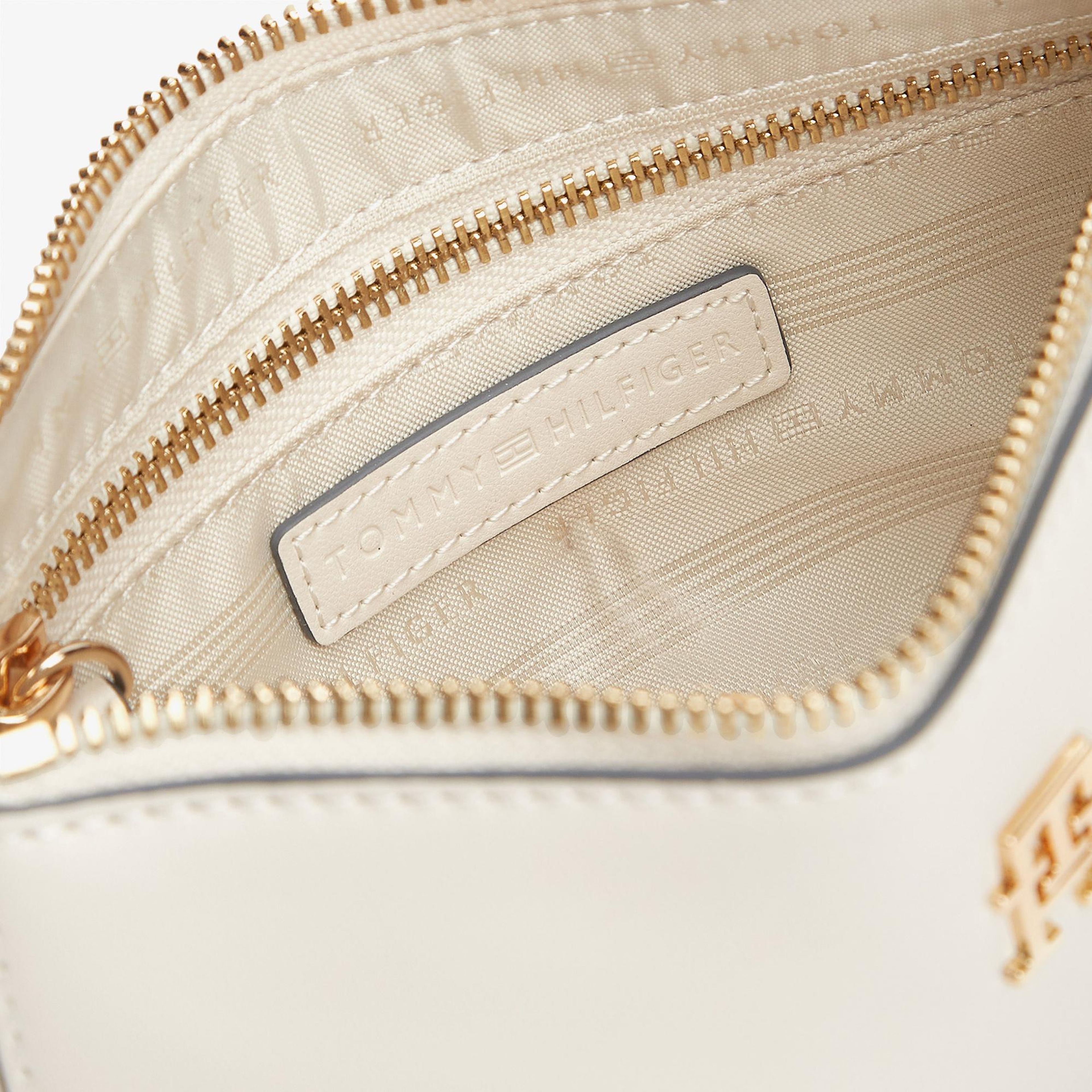 Tommy Hilfiger Glam Kadın Bej Çapraz Çanta