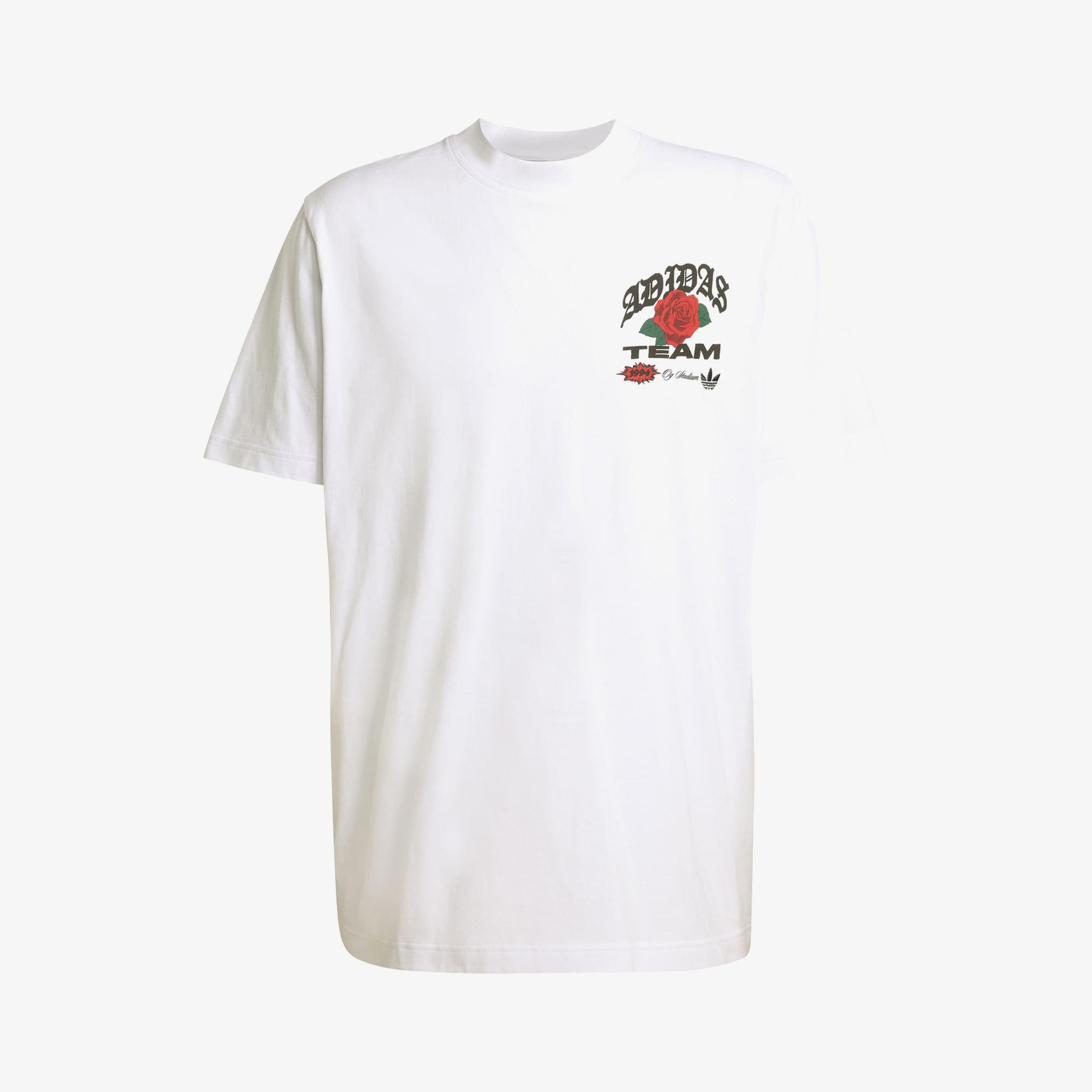 adidas GFX Roses Erkek Beyaz T-Shirt