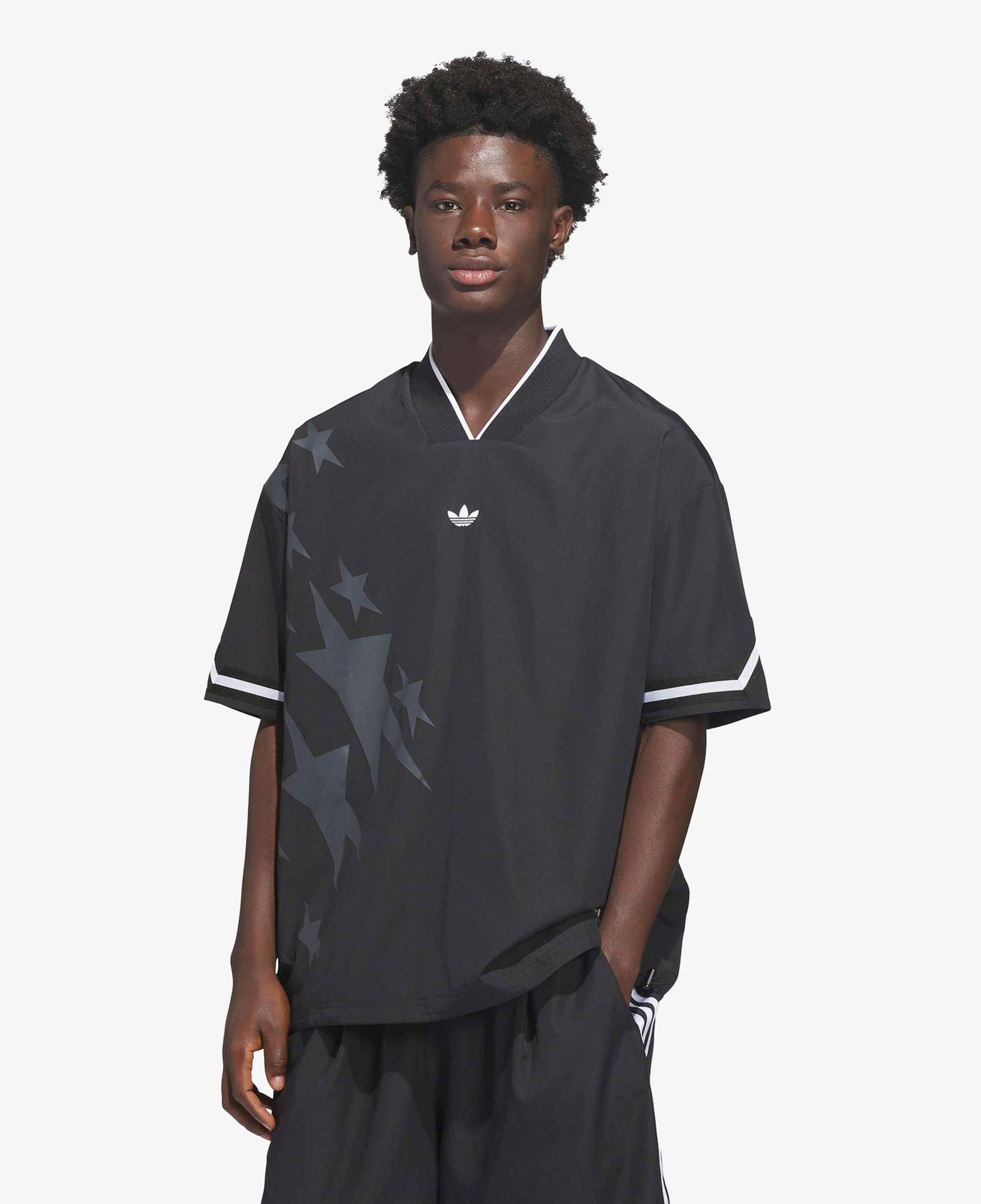 adidas Originals Basketball Star Warm Up Unisex Siyah T-Shirt
