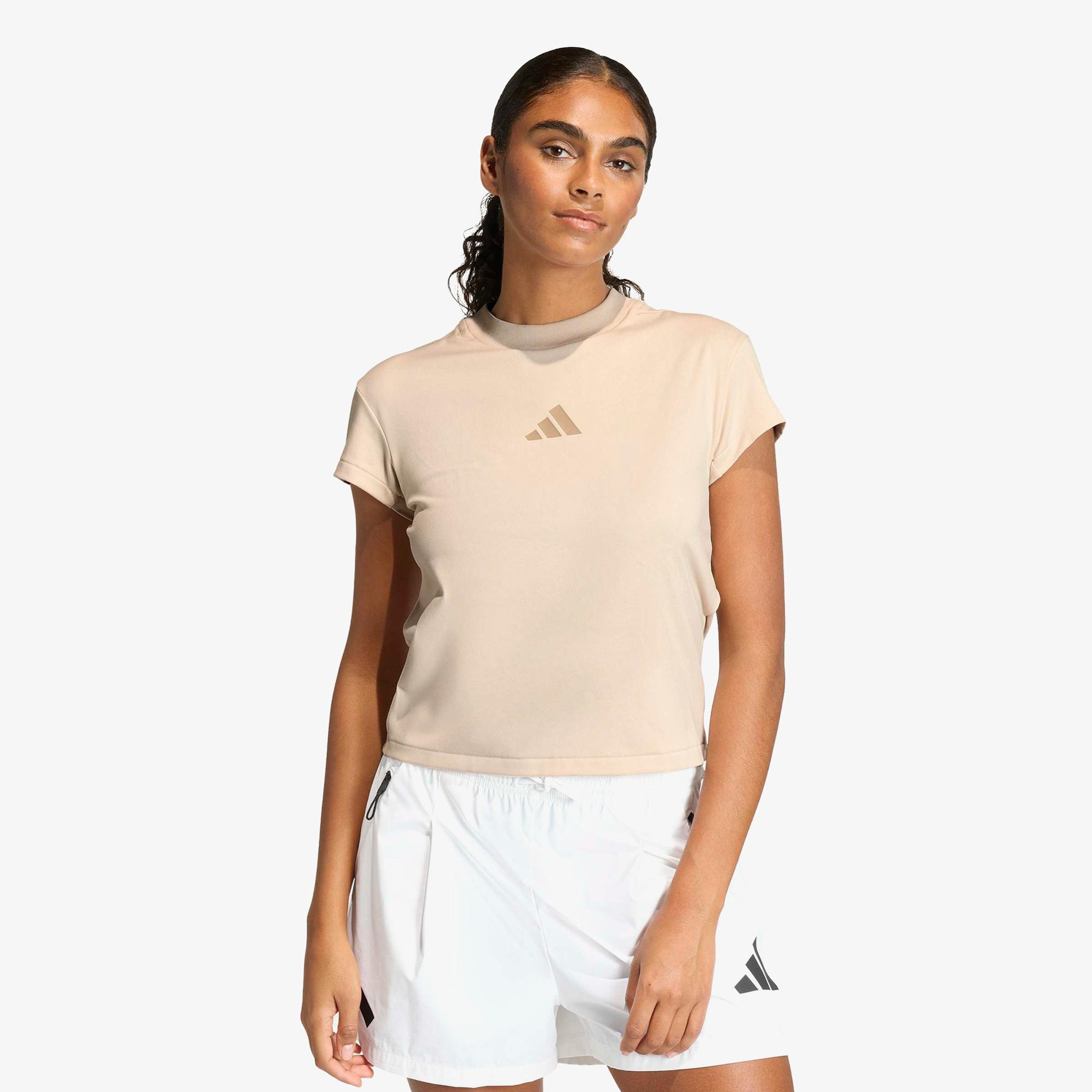 adidas Z.N.E Kadın Bej T-Shirt