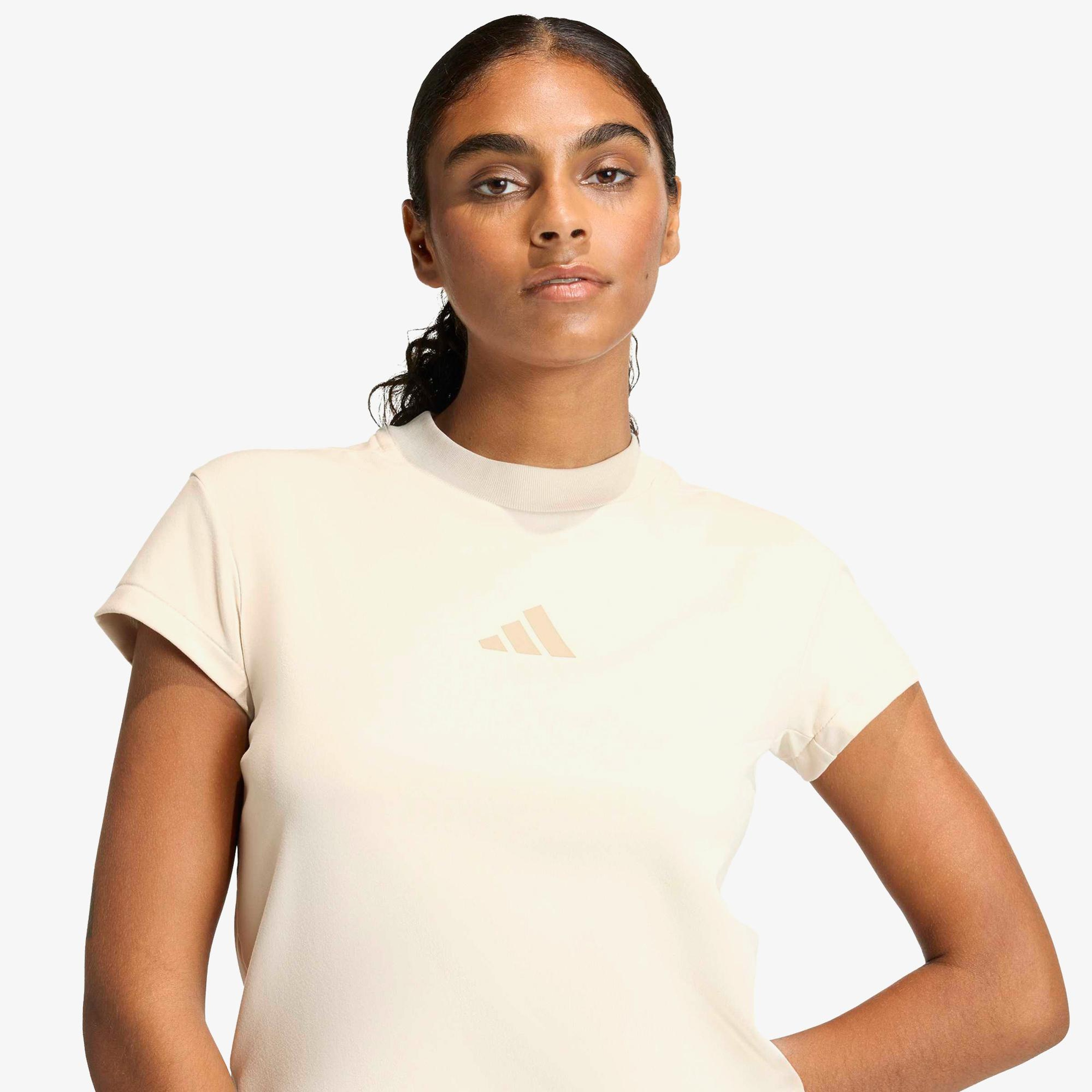 adidas Z.N.E Kadın Bej T-Shirt