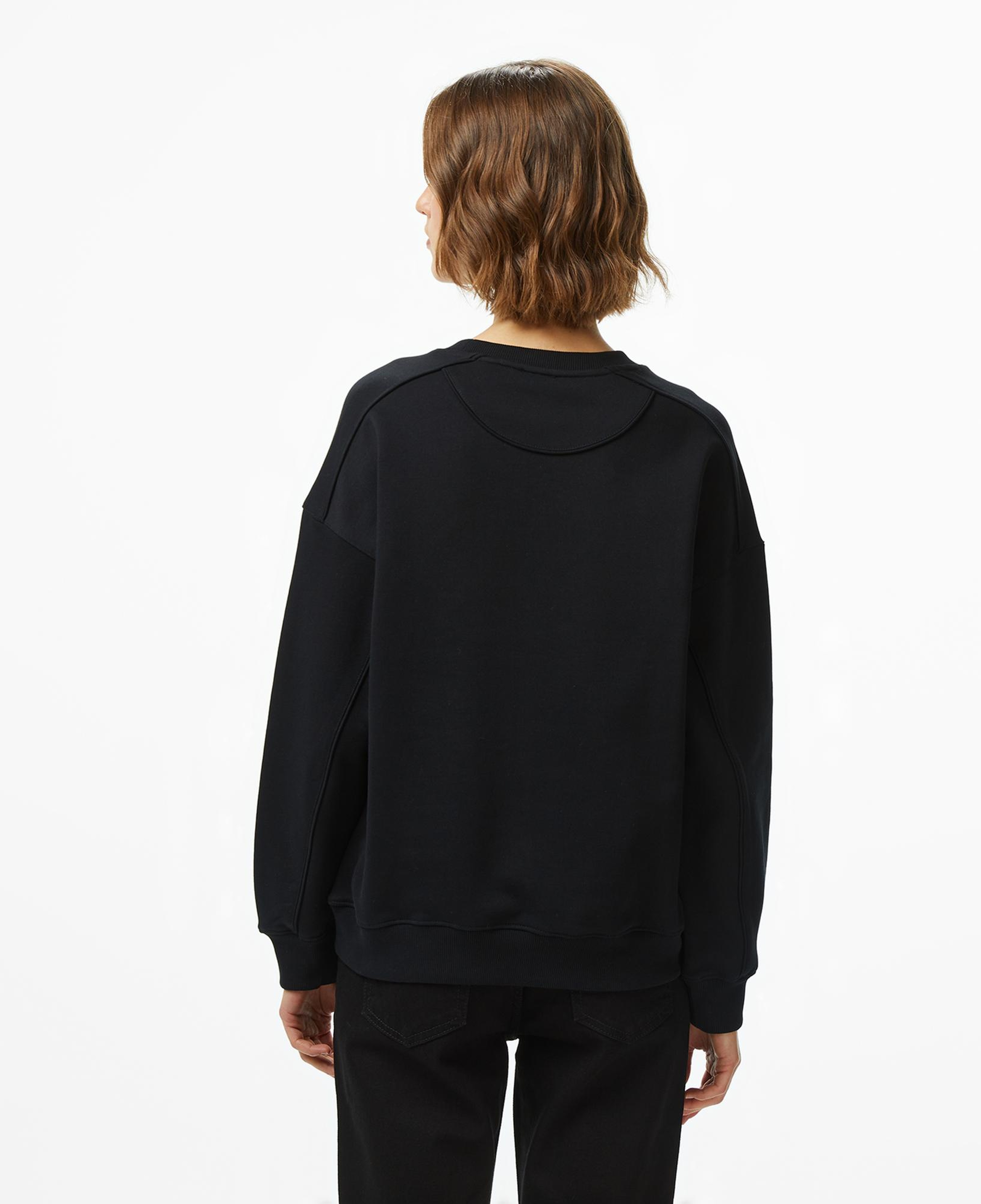 Guess Glitter Kadın Siyah Sweatshirt