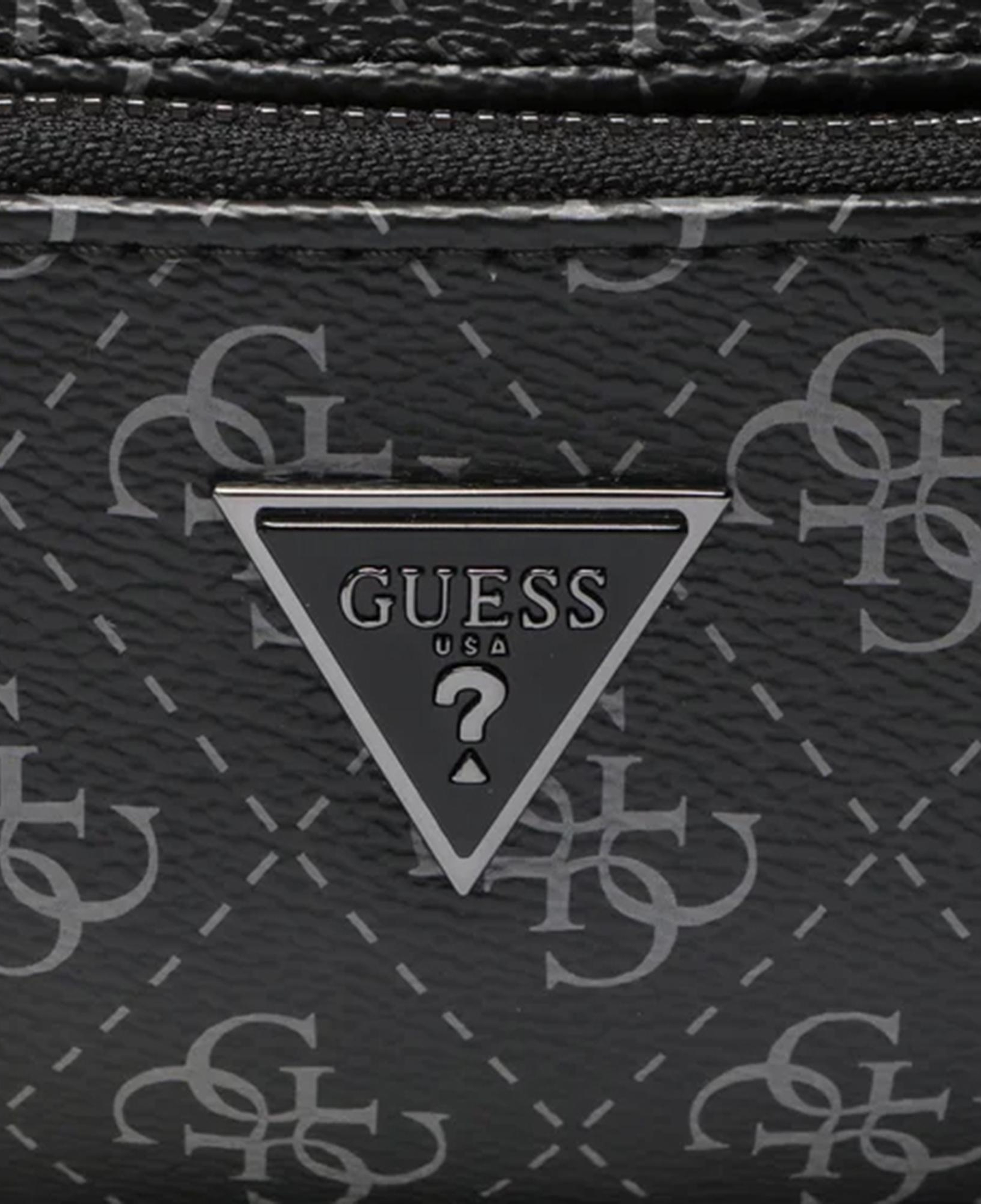 Guess 4G Logo Milano Erkek Siyah Bel Çantası