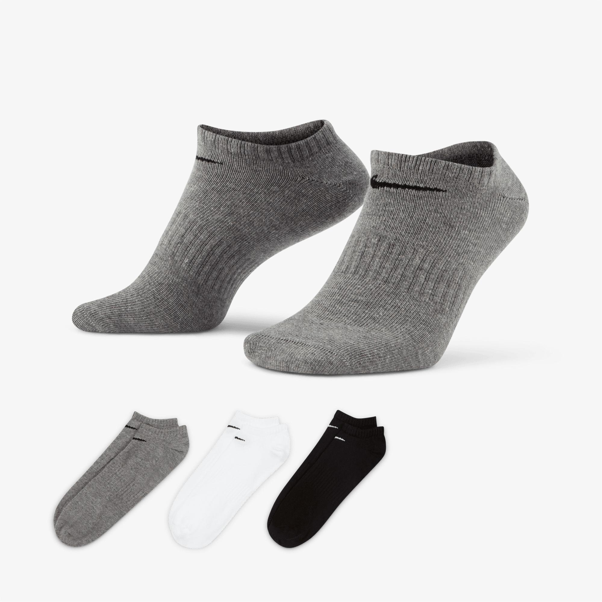 Nike Everyday Sportswear 3'lü 132 Unisex Renkli Çorap