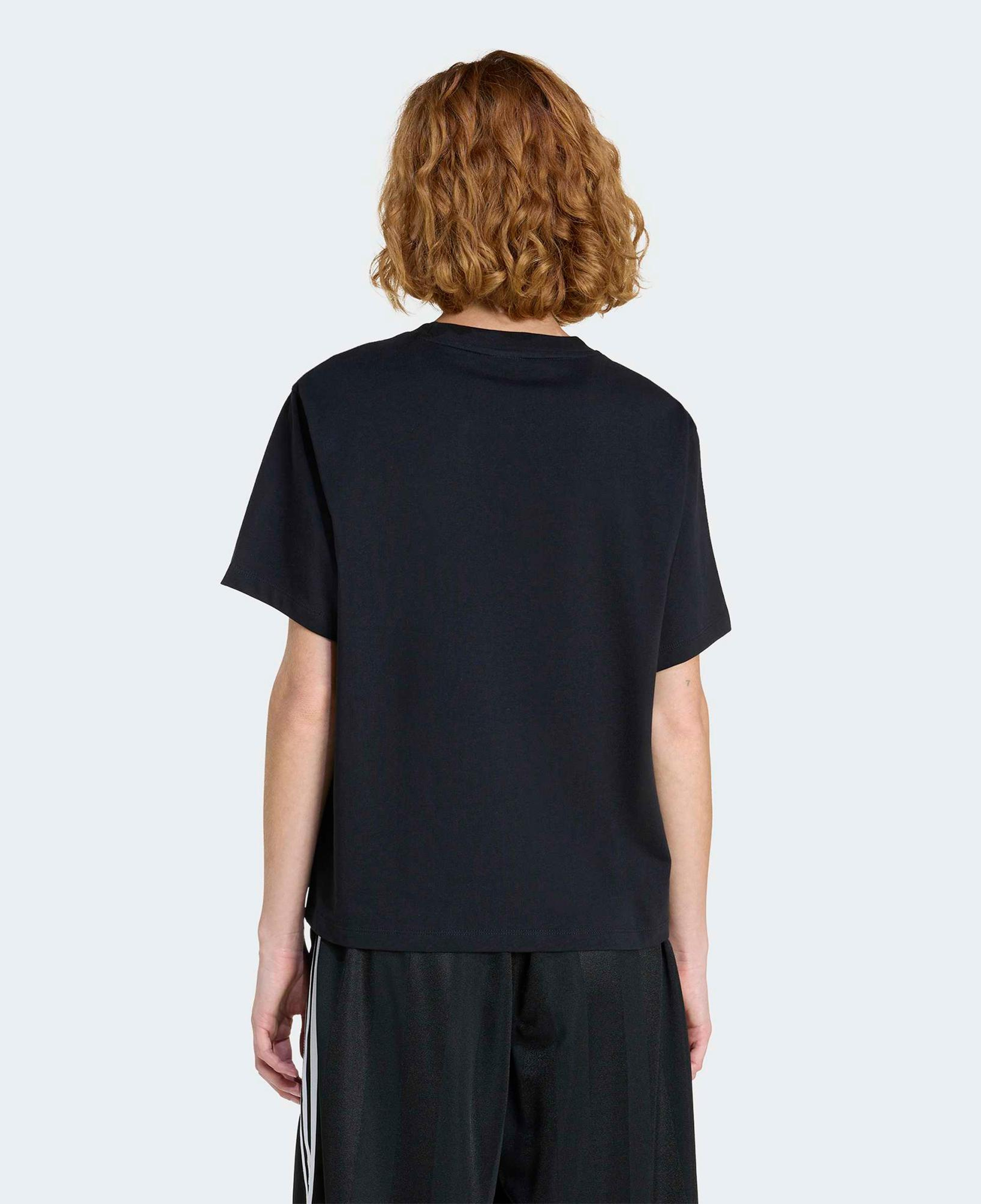 adidas Trefoil Boxy Kadın Siyah T-Shirt