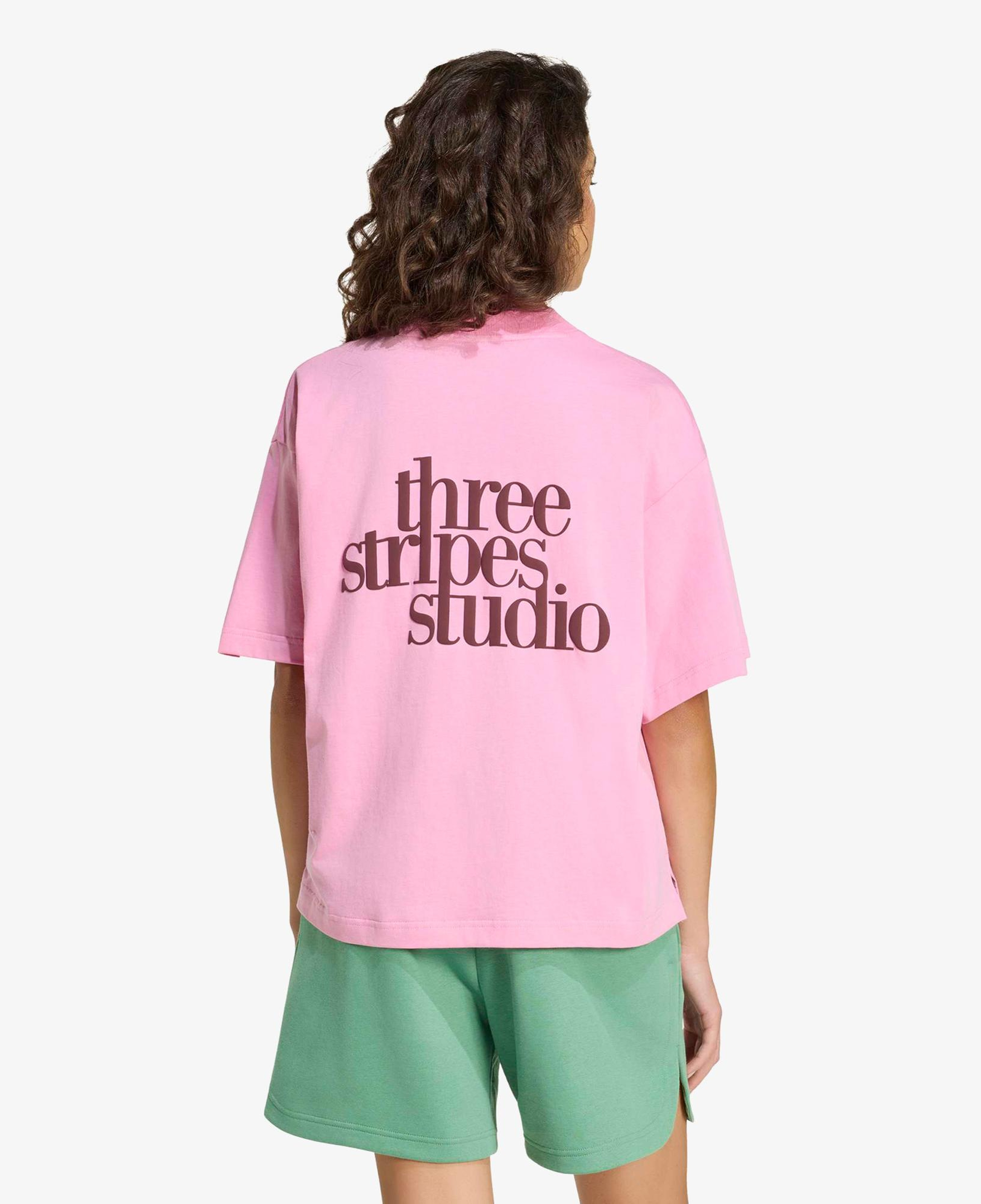 adidas Studio Boyfriend Kadın Pembe T-Shirt