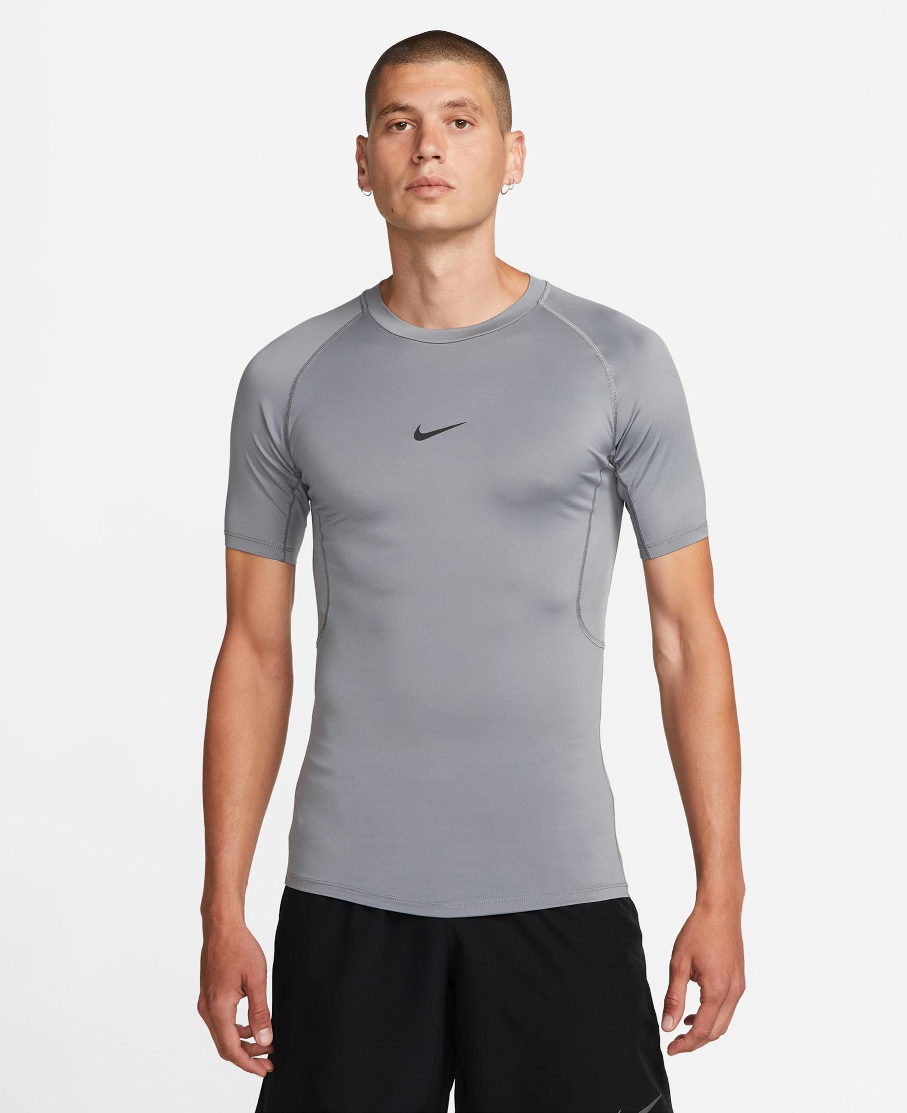 Nike Pro Dri-Fit Erkek Gri T-Shirt