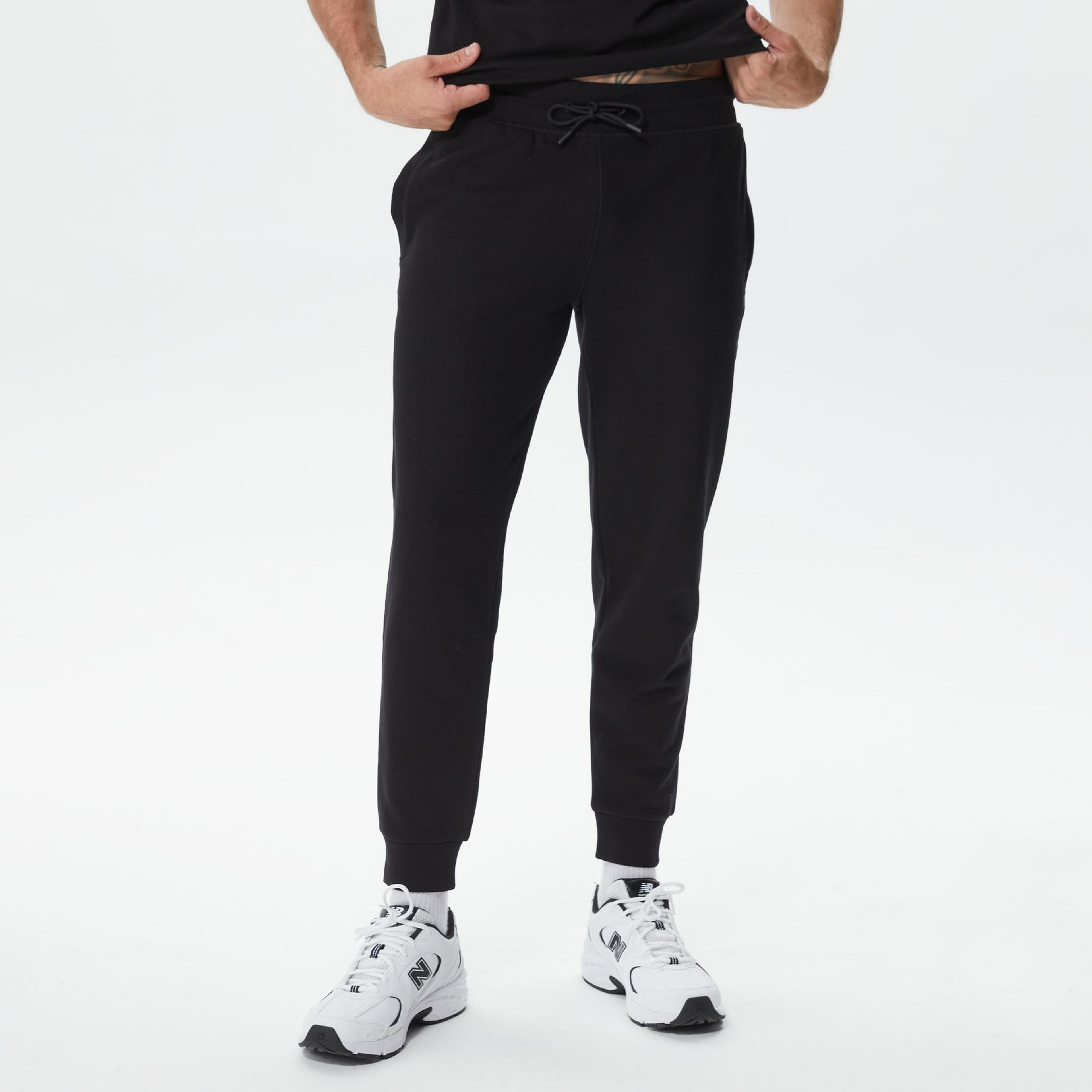 Guess Aldwin Long Erkek Siyah Eşofman Altı