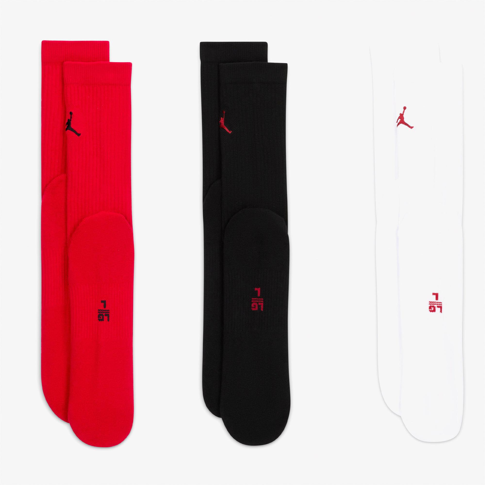 Nike Jordan Everyday Cush Poly 3' lü Unisex Renkli Çorap