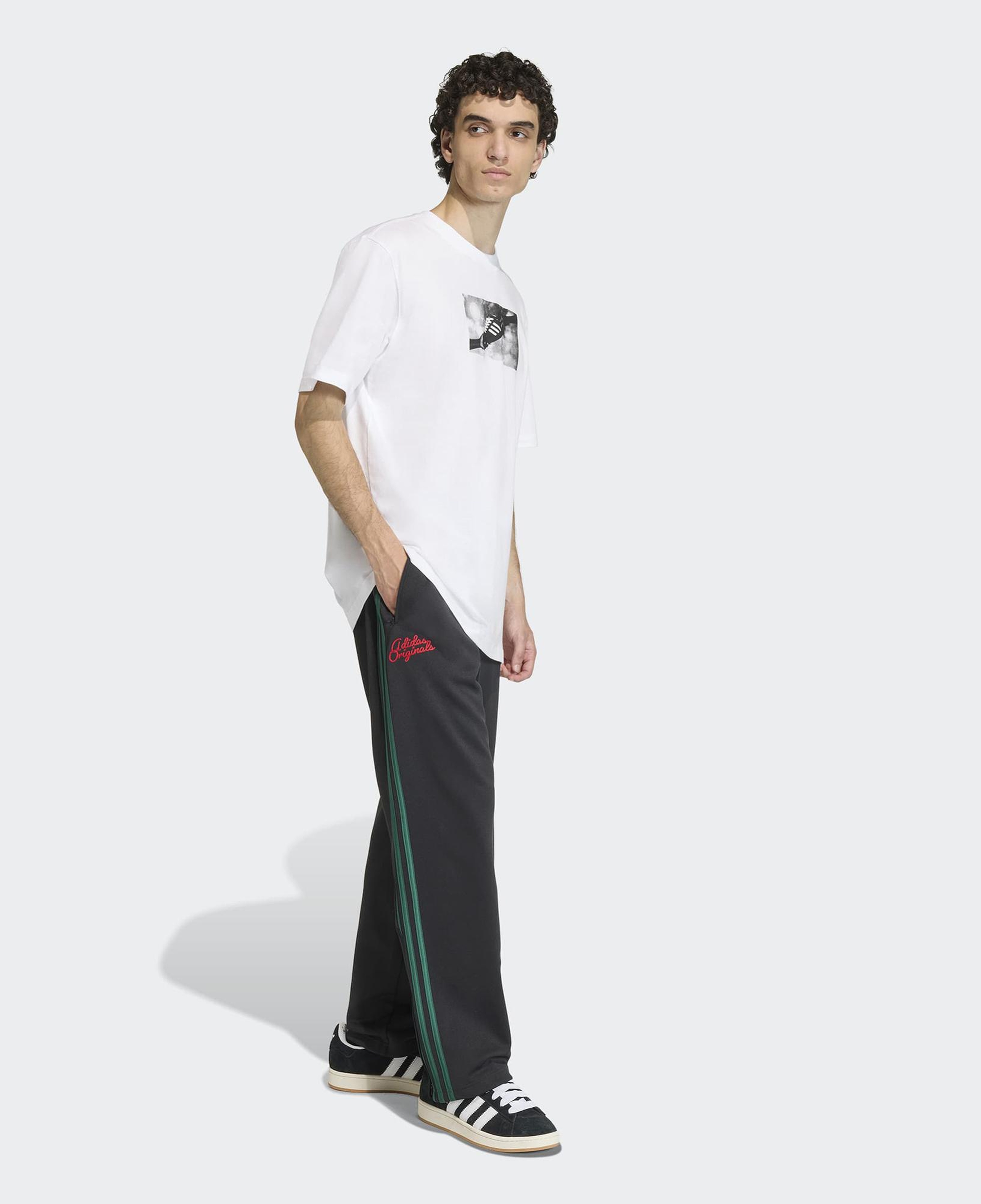 adidas Franchise Erkek Beyaz T-Shirt