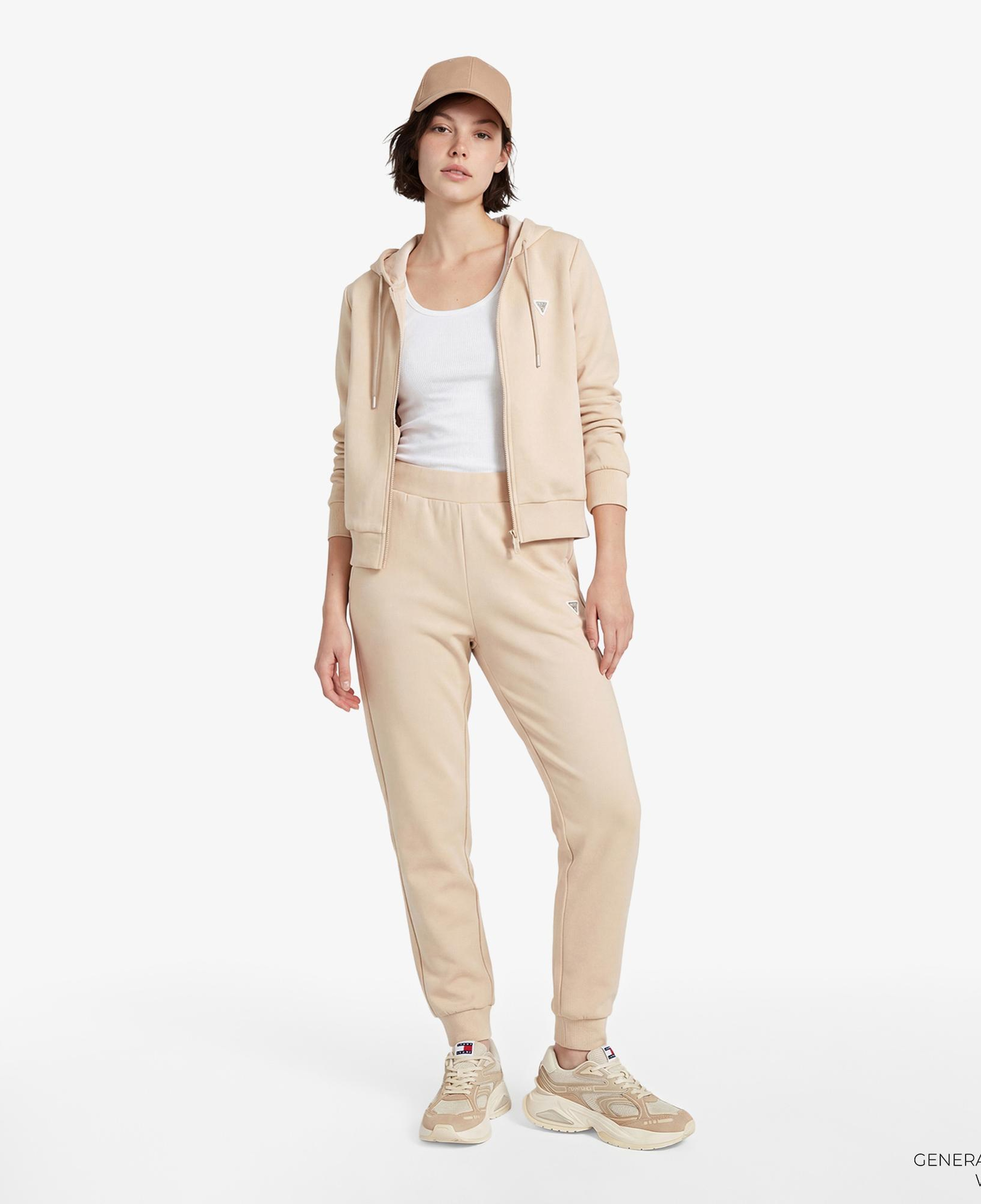 Guess Olympe Aktif Modal Karışımlı Scuba Kadın Kahverengi Sweatshirt