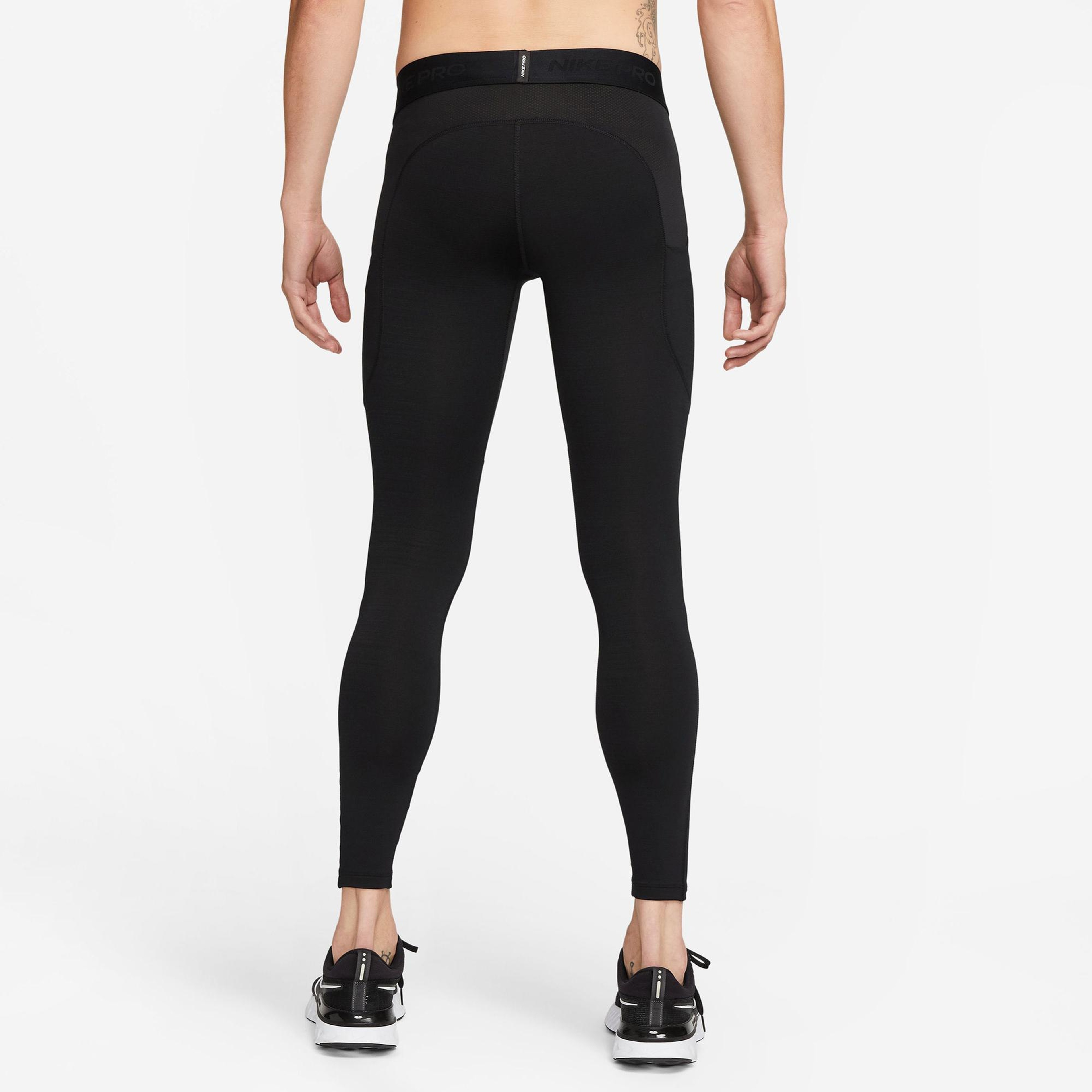 Nike Pro Warm Erkek Siyah Tayt