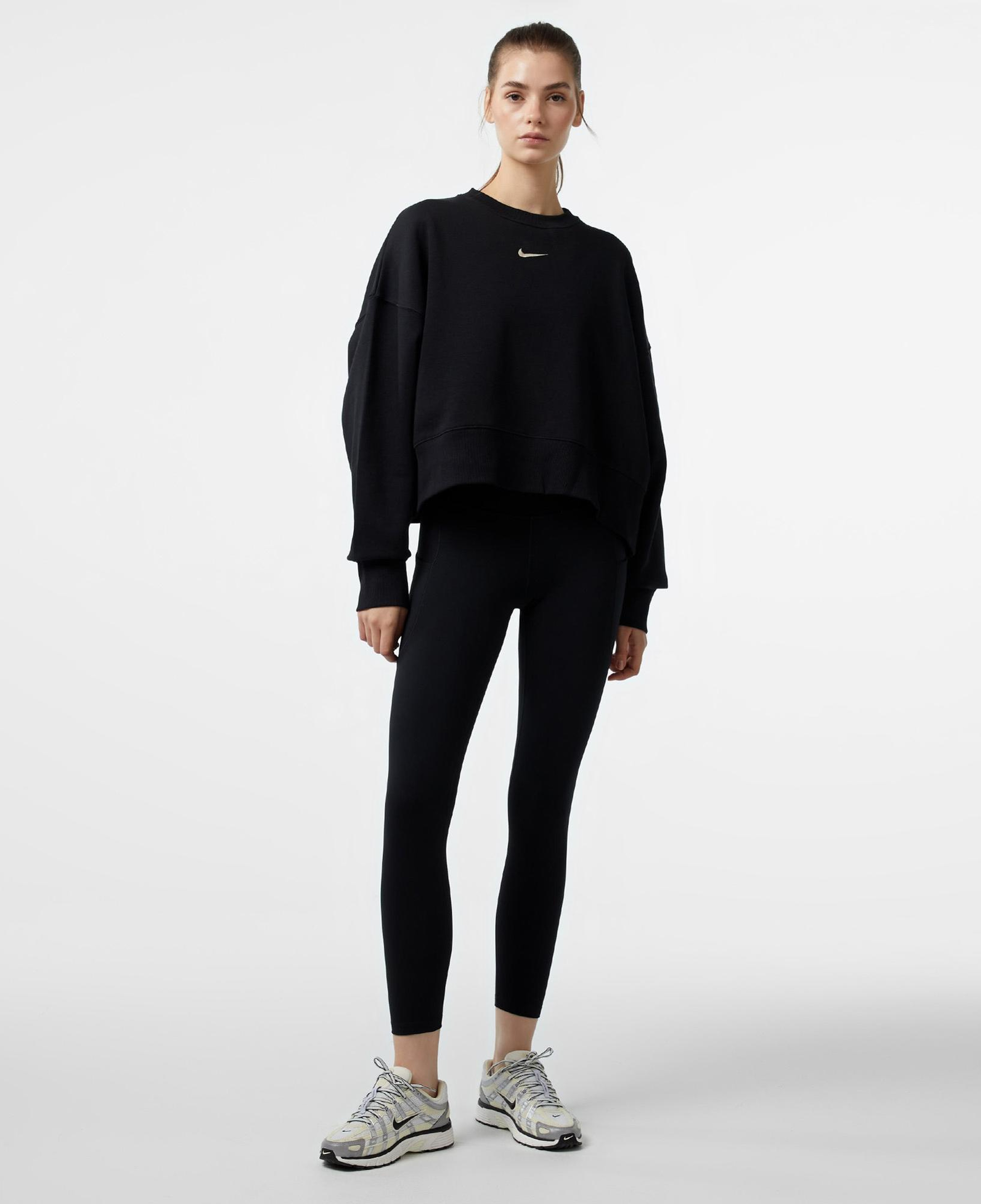 Nike Dri-Fit One High Rise 7/8 Kadın Siyah Tayt