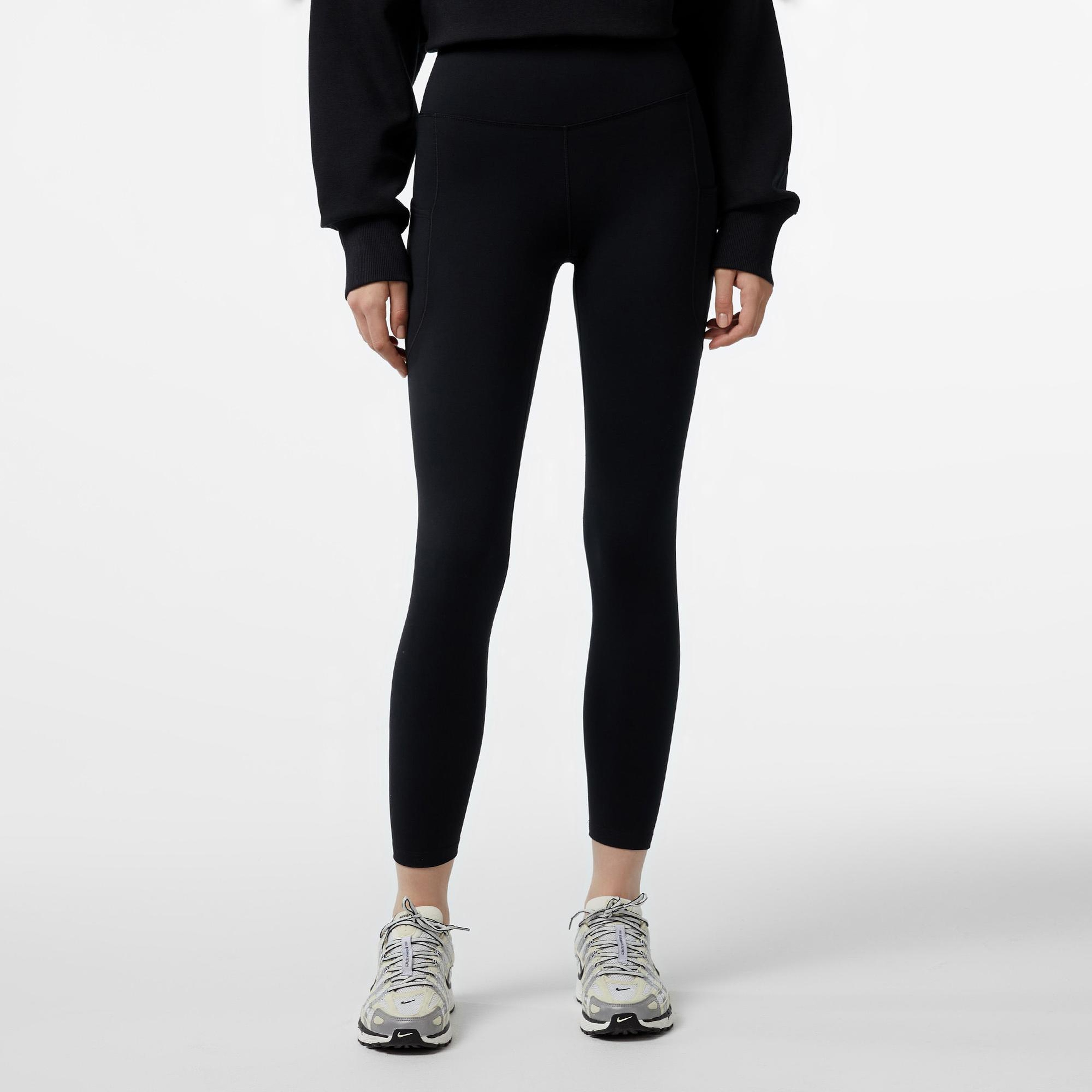 Nike Dri-Fit One High Rise 7/8 Kadın Siyah Tayt