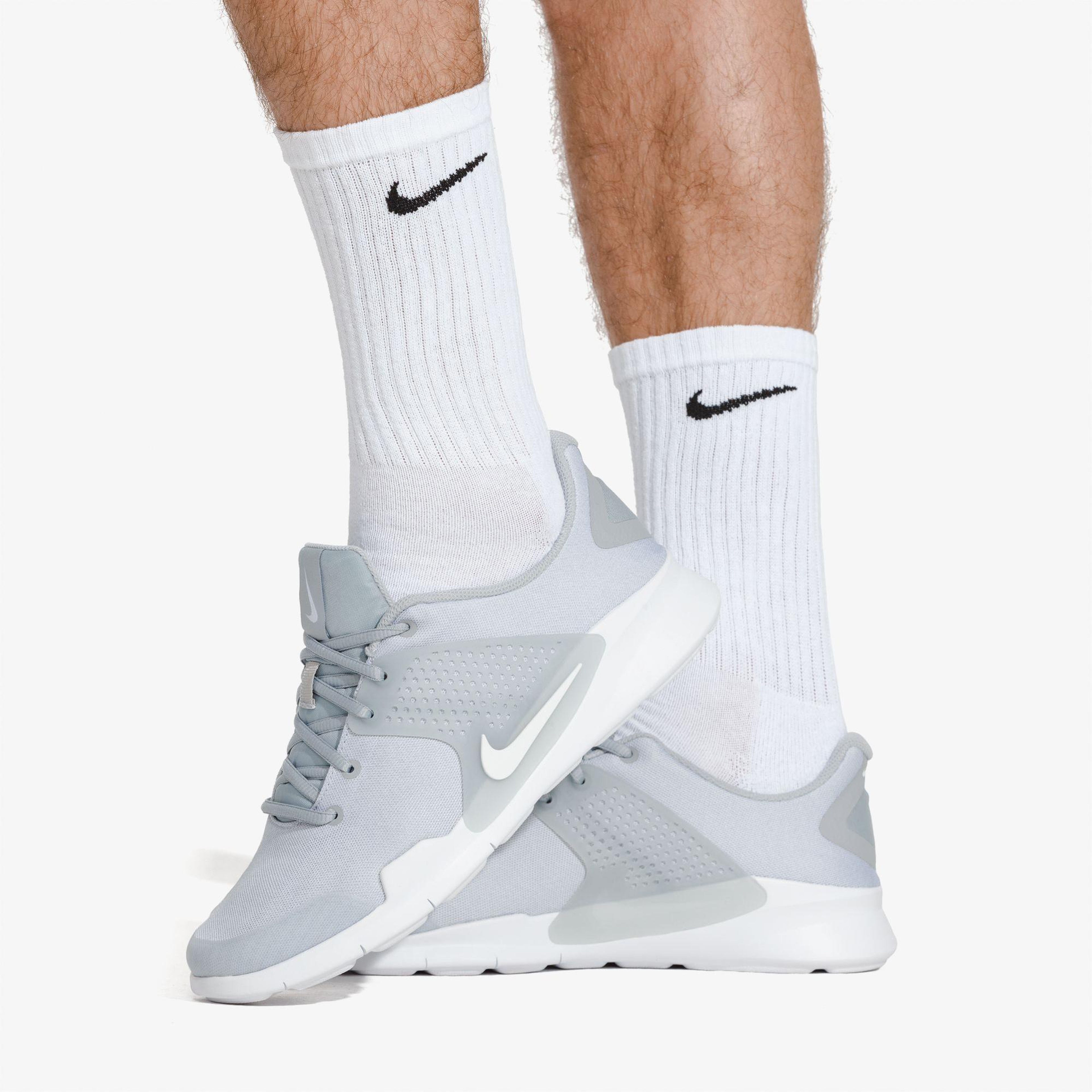 Nike Everyday Cush Crew 6' lı Unisex Beyaz Çorap