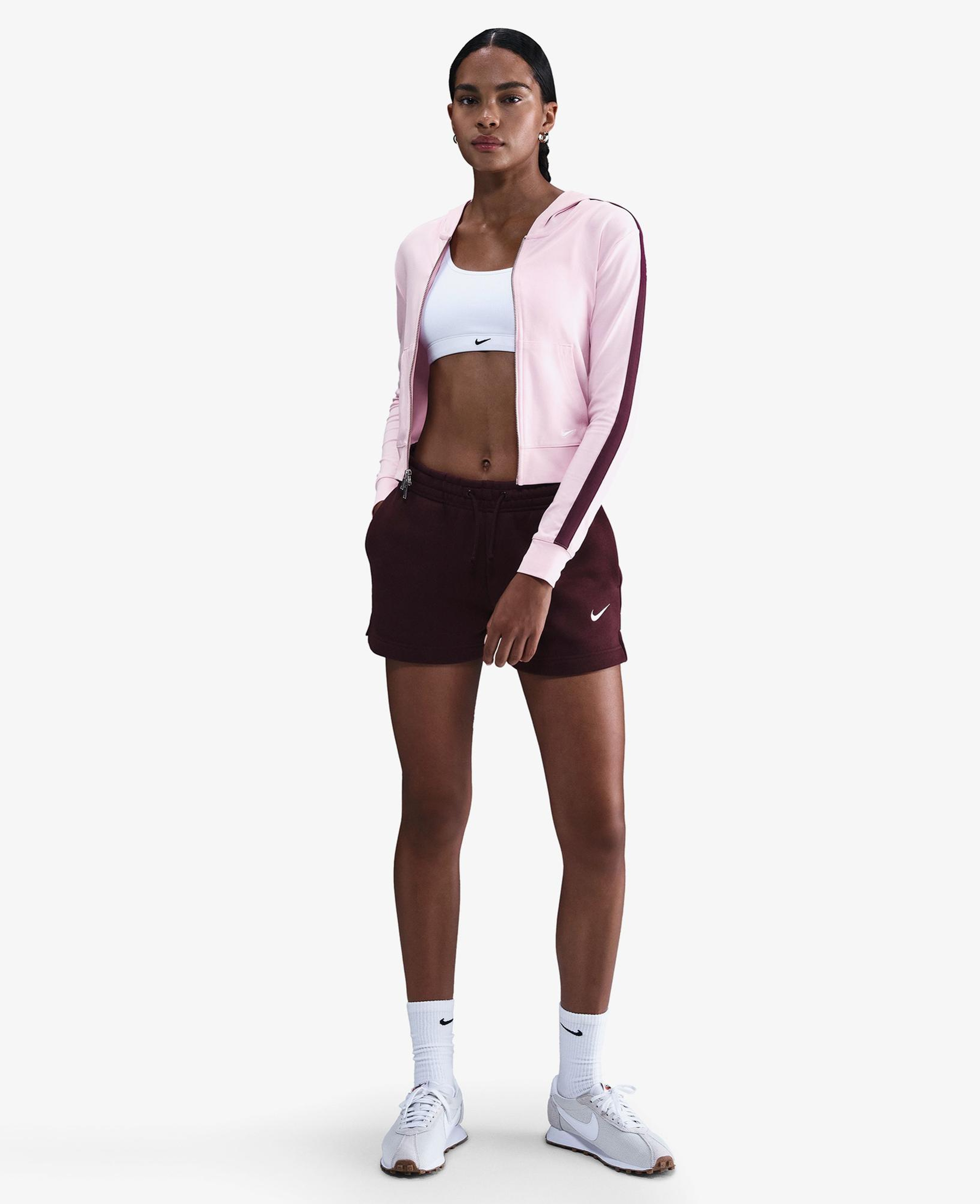 Nike Sportswear Full-Zip Hooded Kadın Pembe Hoodie