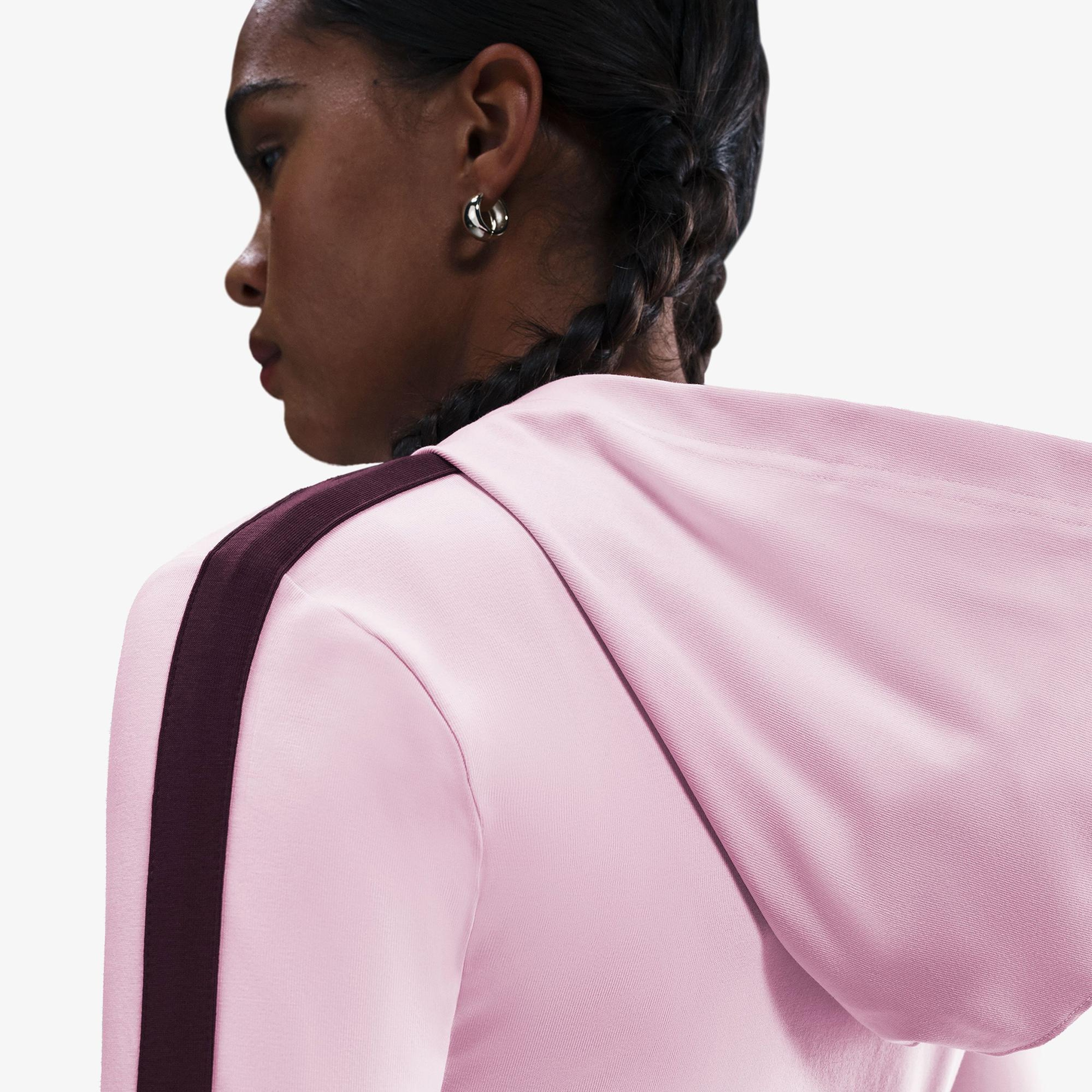 Nike Sportswear Full-Zip Hooded Kadın Pembe Hoodie