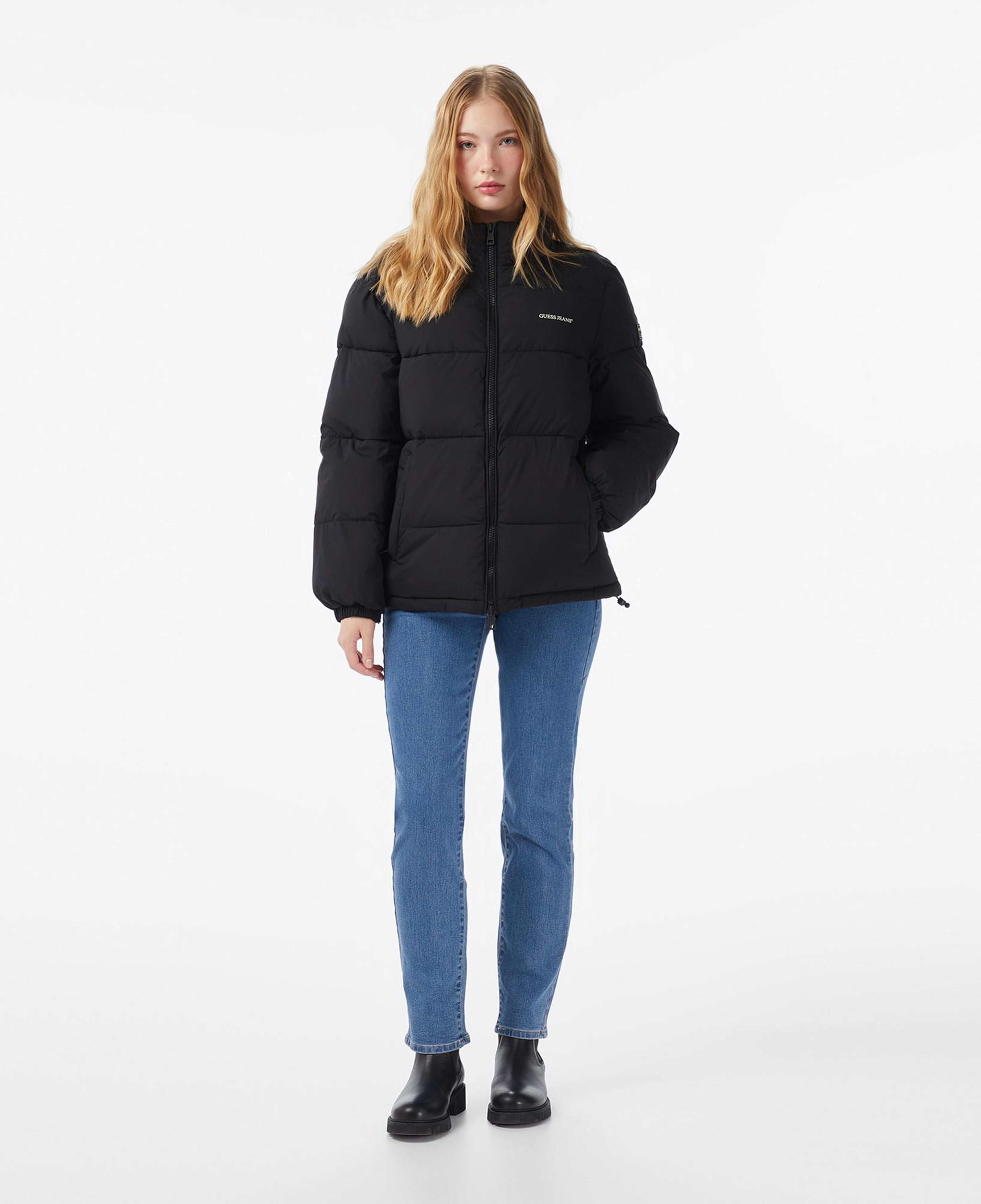 Guess Lenght Puffer Kadın Siyah Mont