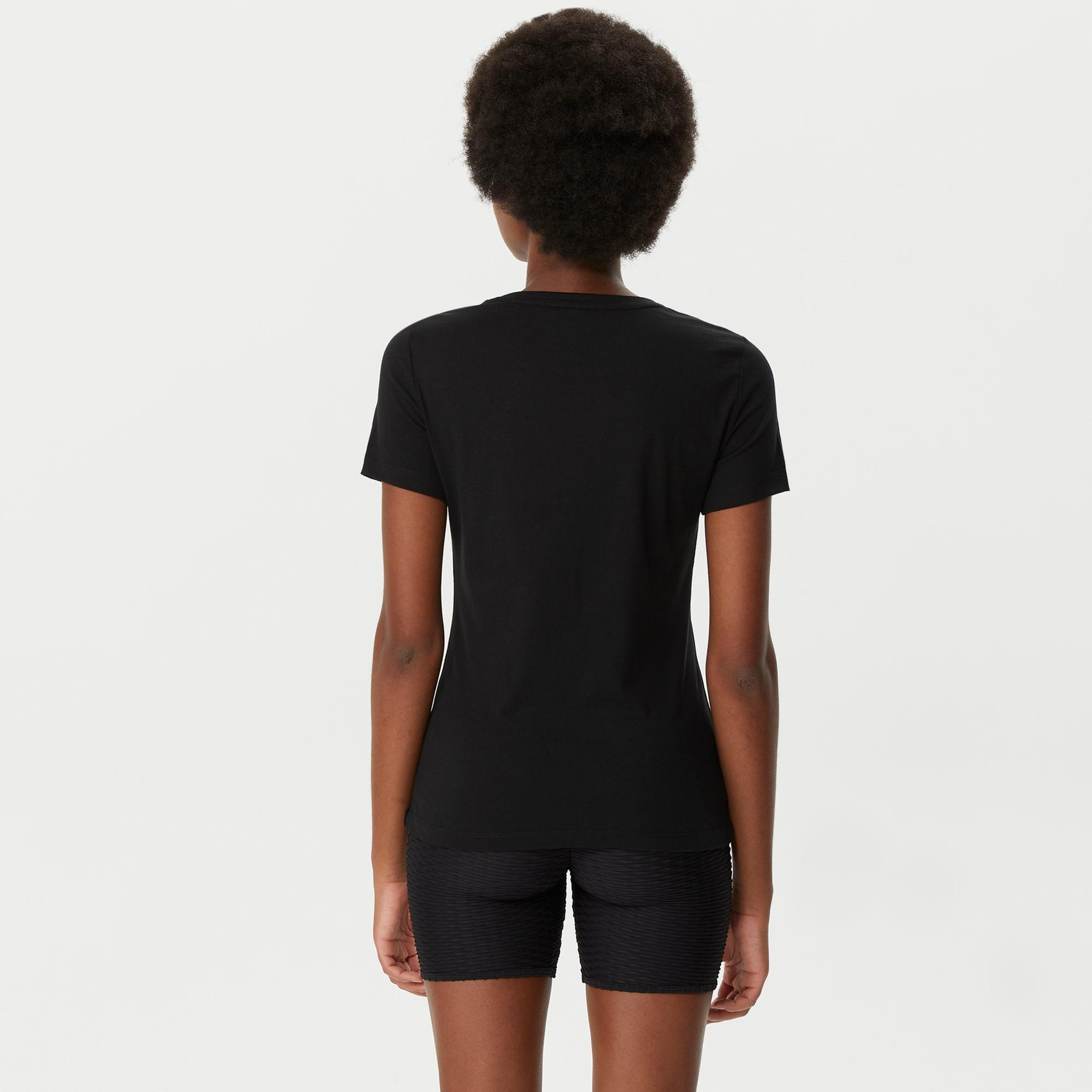 Guess Original Kadın Siyah T-Shirt