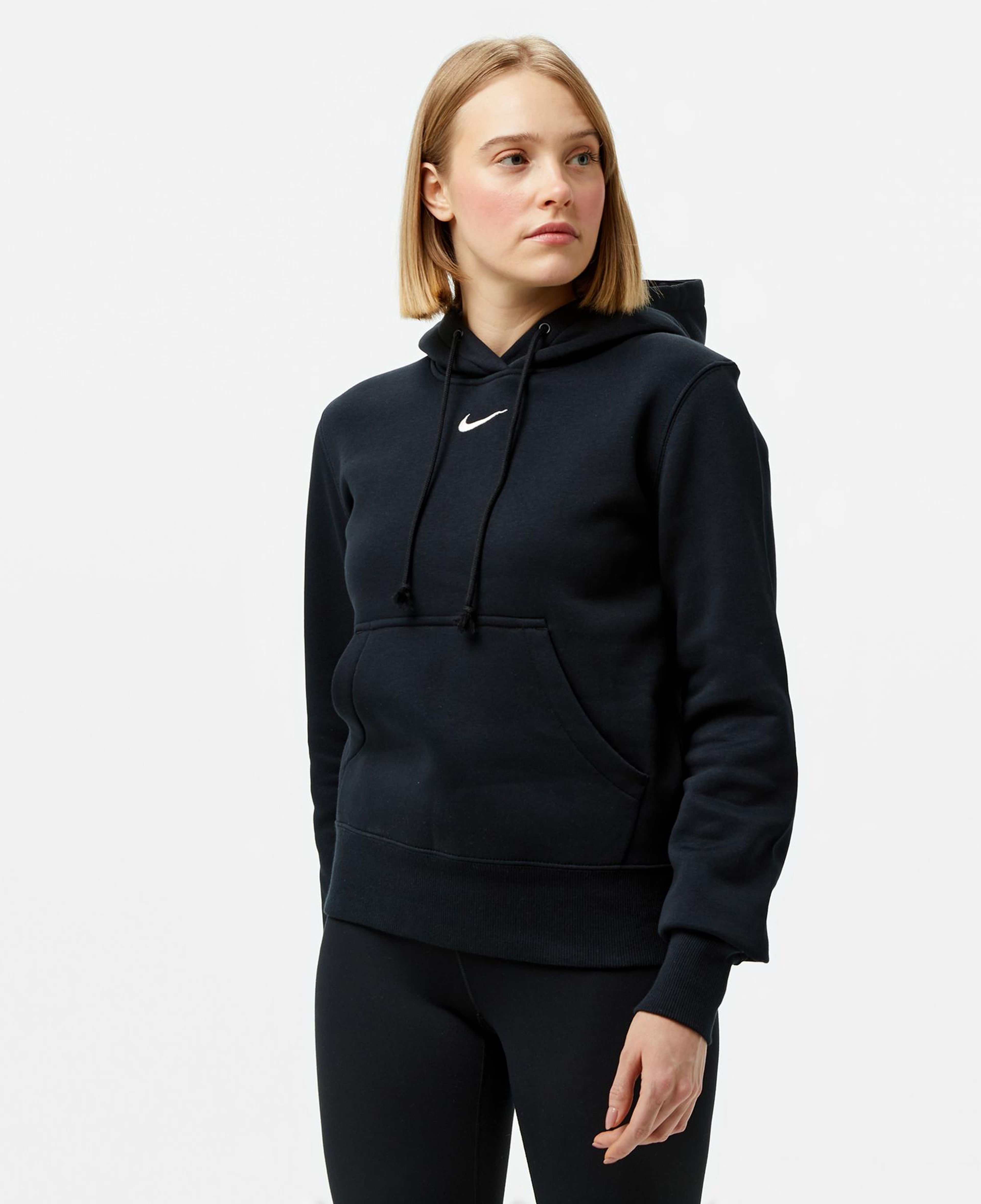 Nike Sportswear Phoenix Fleece Kadın Siyah Kapüşonlu Hoodie