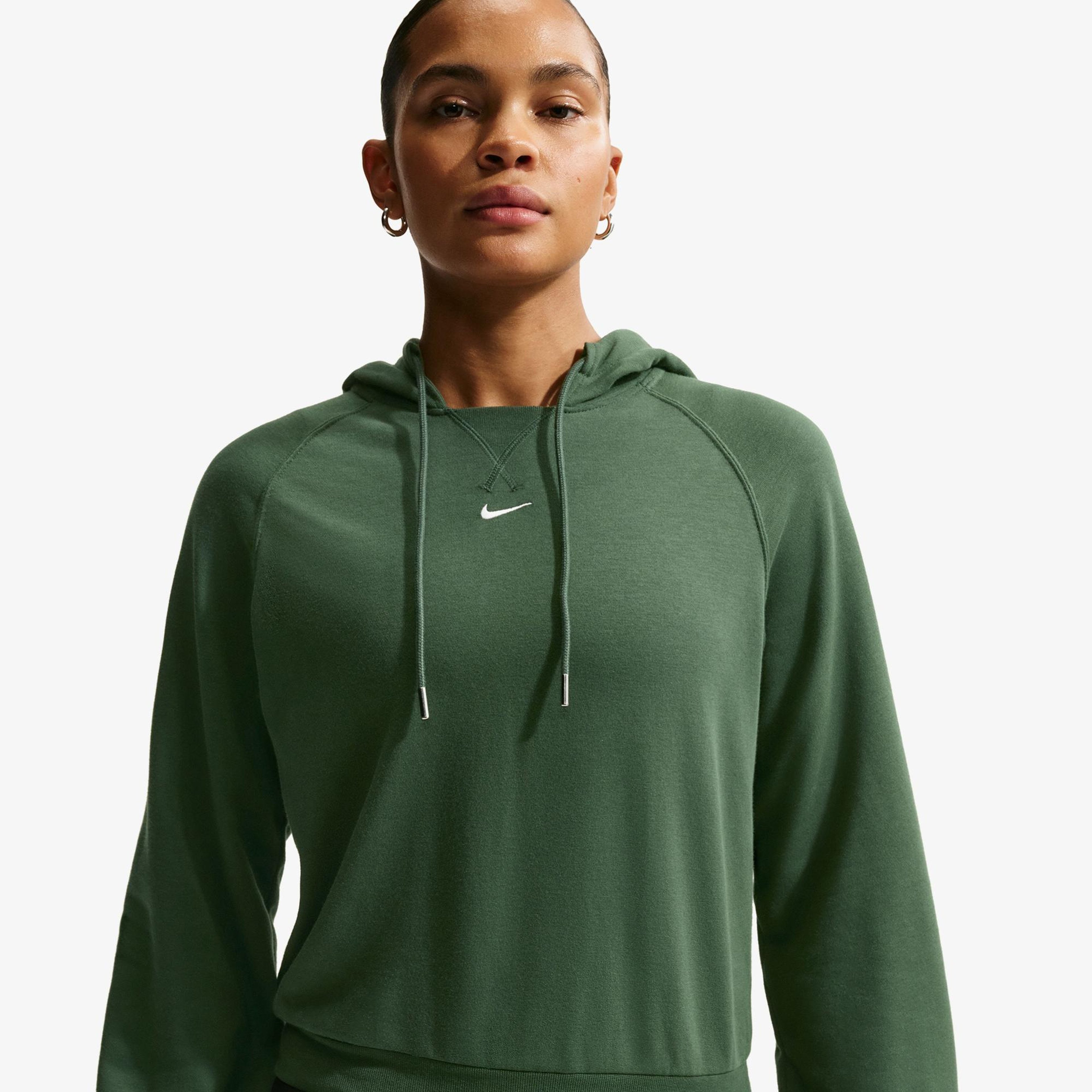 Nike Sportswear Chill Terry Kadın Yeşil Sweatshirt