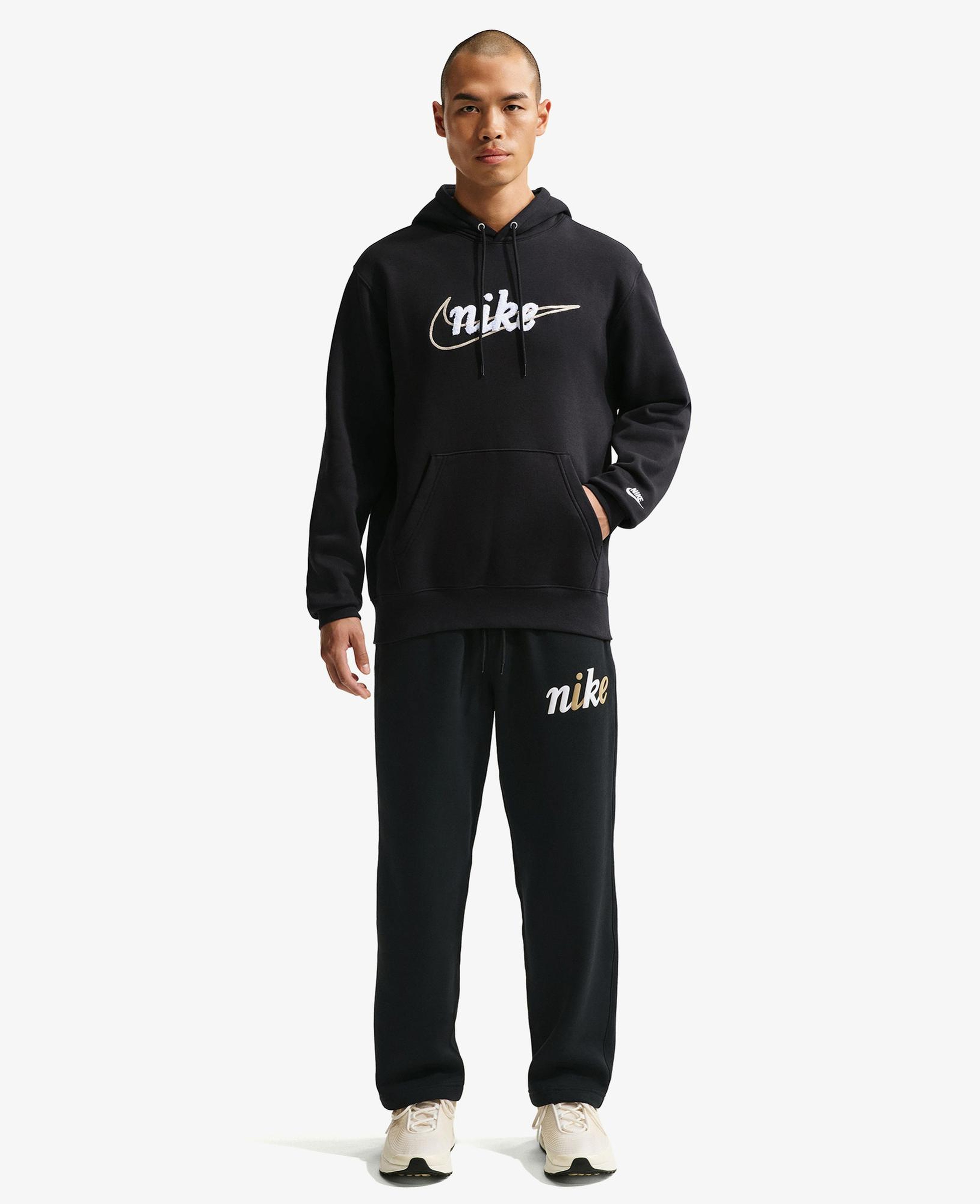 Nike Sportswear Club Erkek Siyah Hoodie