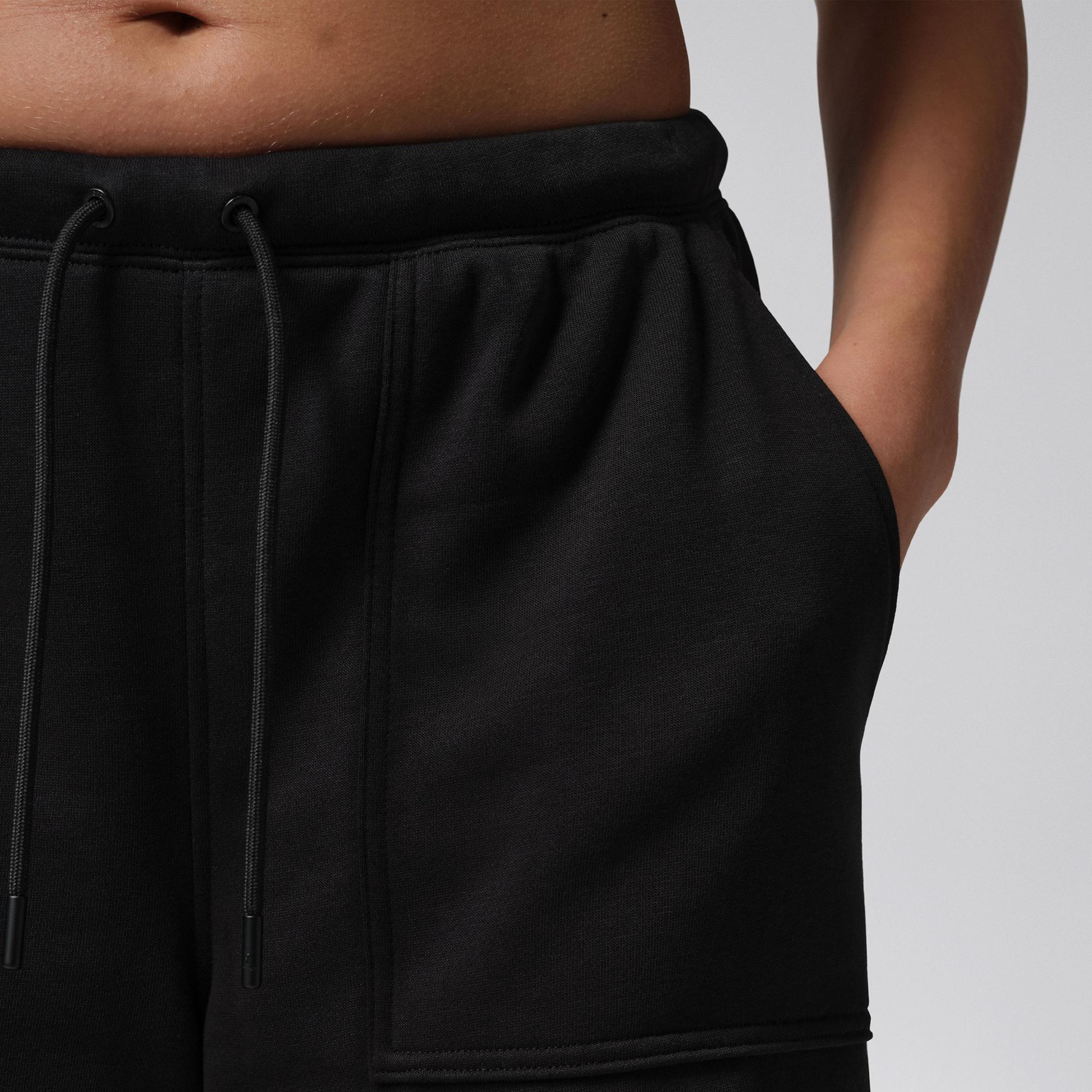 Jordan Brooklyn Fleece Cargo Kadın Siyah Eşofman Altı