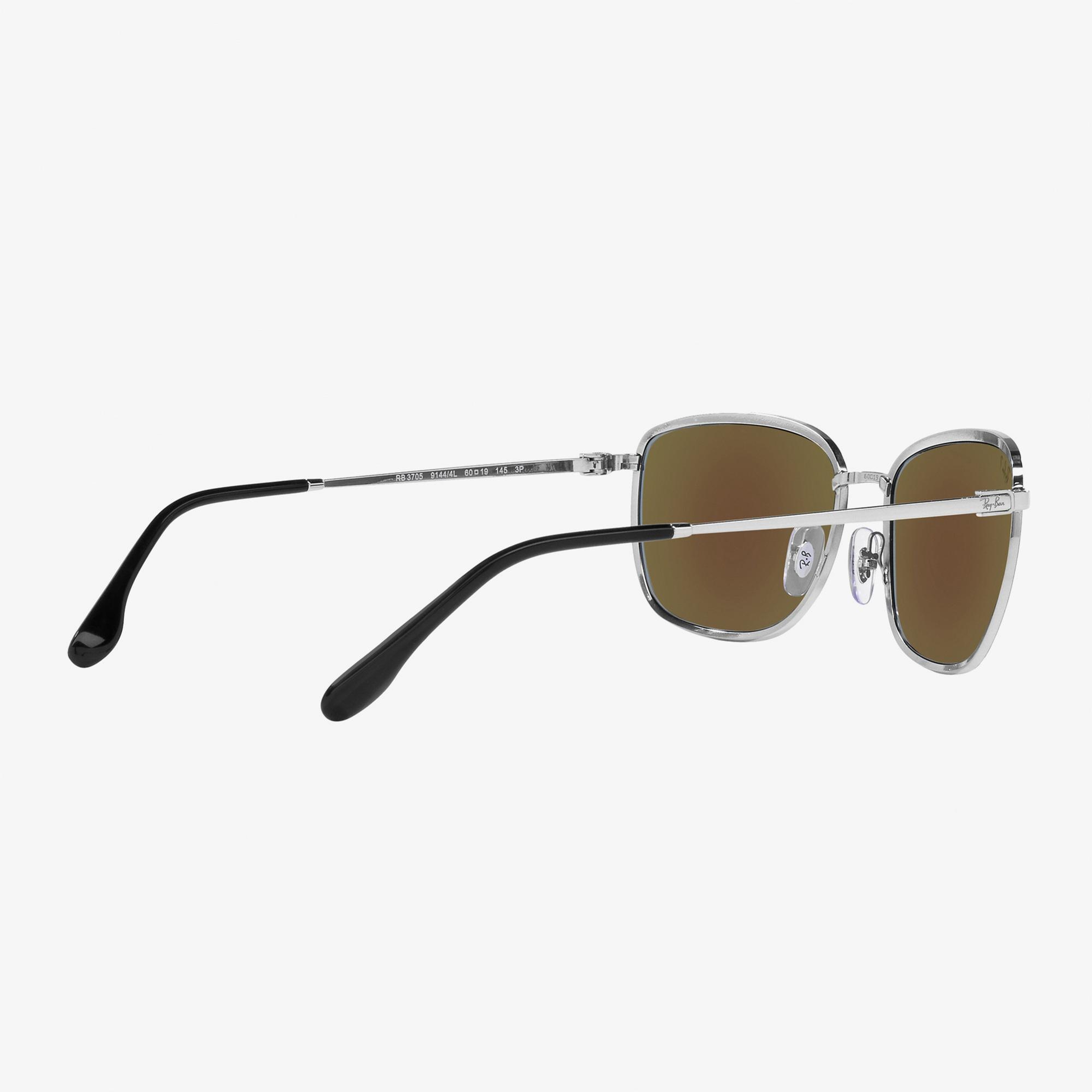 RAY-BAN Metal Unisex Gri Güneş Gözlüğü