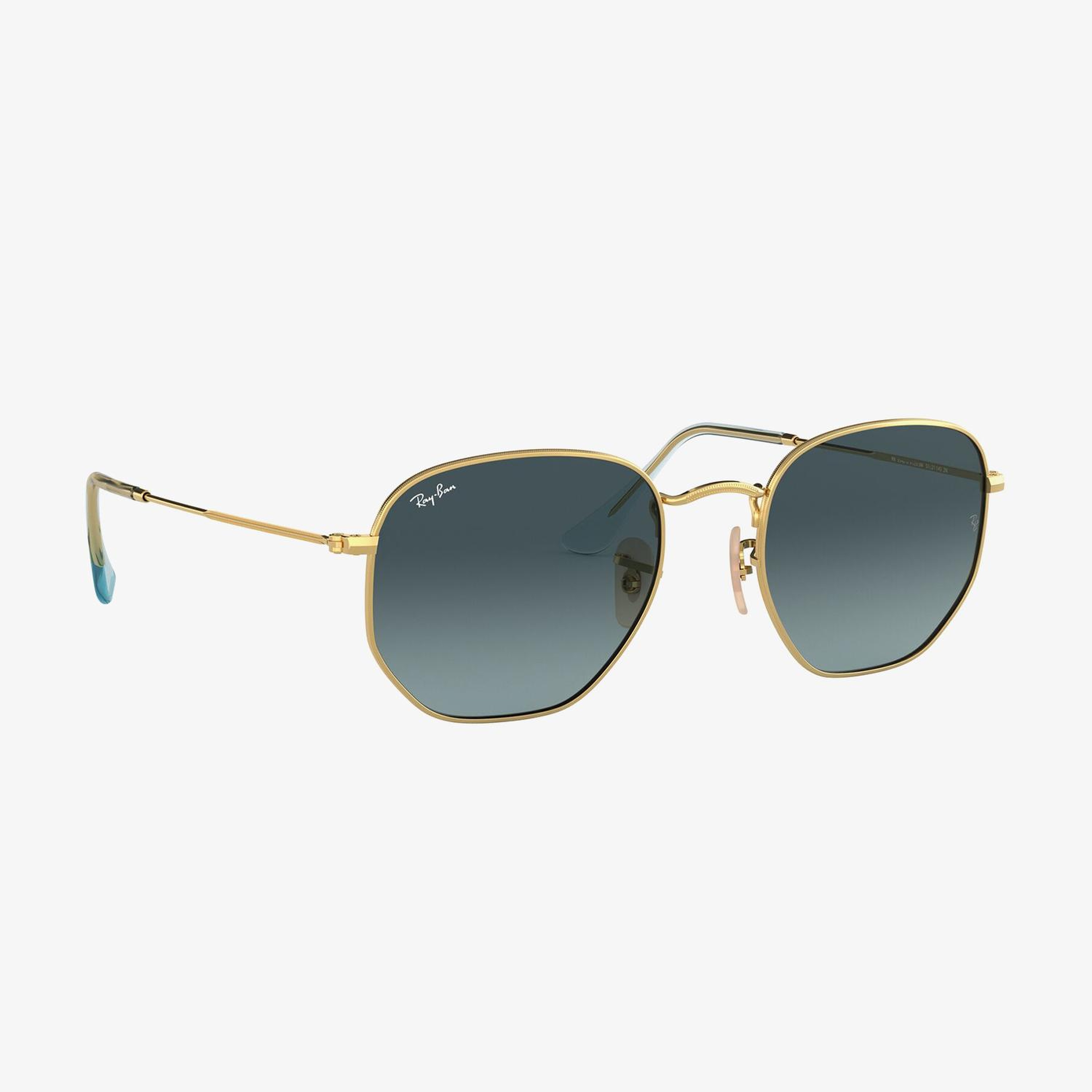 RAY-BAN 0RB3548N Hexagonal Unisex Gold Güneş Gözlüğü