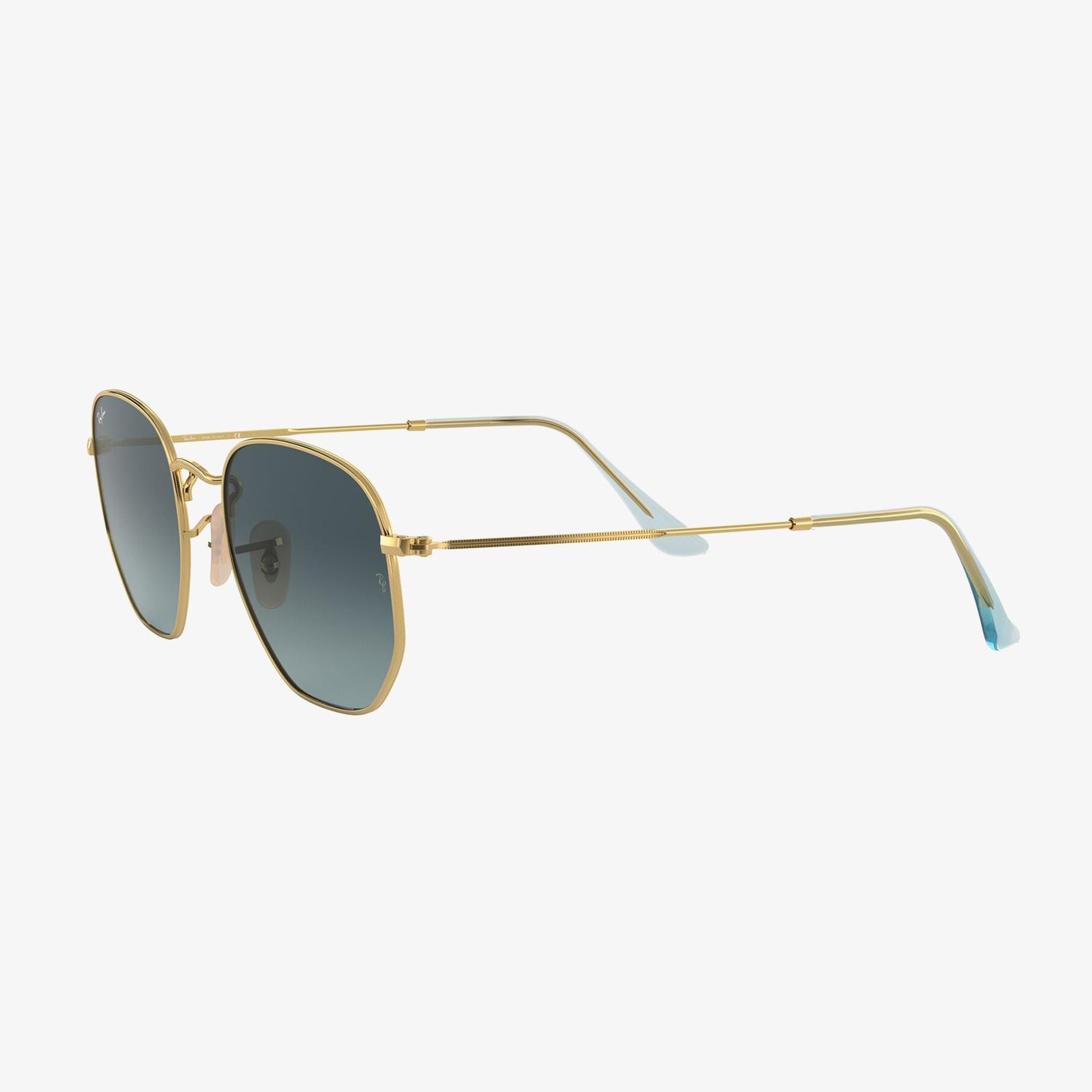 RAY-BAN 0RB3548N Hexagonal Unisex Gold Güneş Gözlüğü