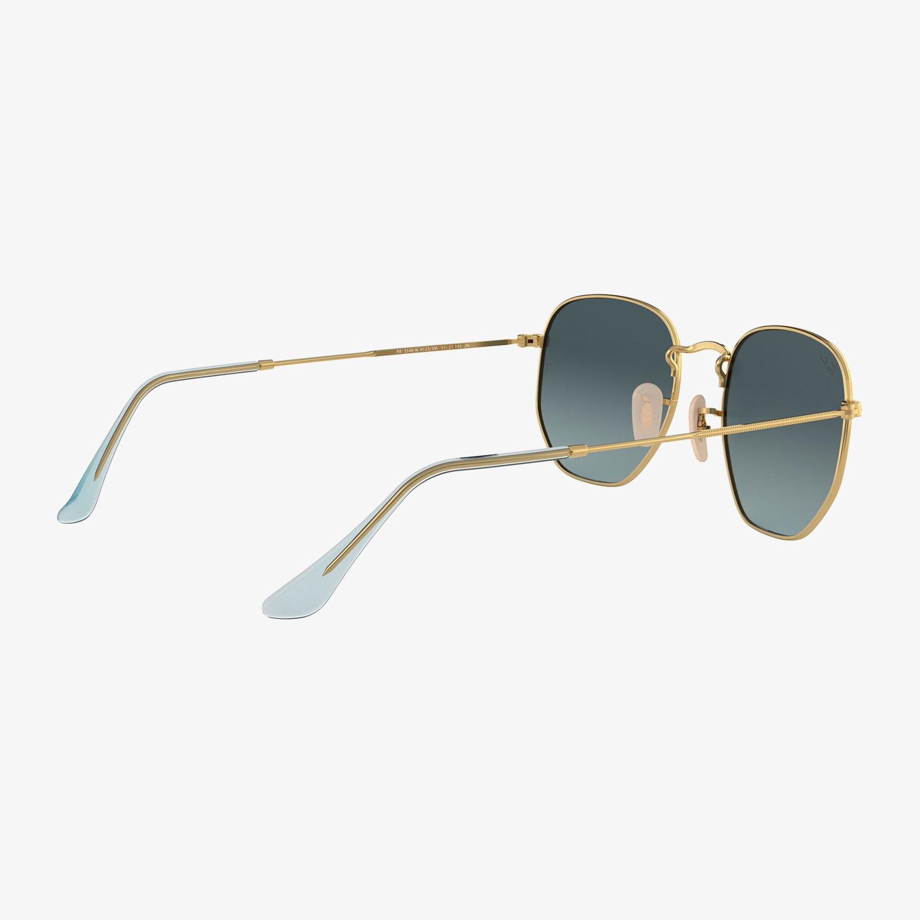 RAY-BAN 0RB3548N Hexagonal Unisex Gold Güneş Gözlüğü