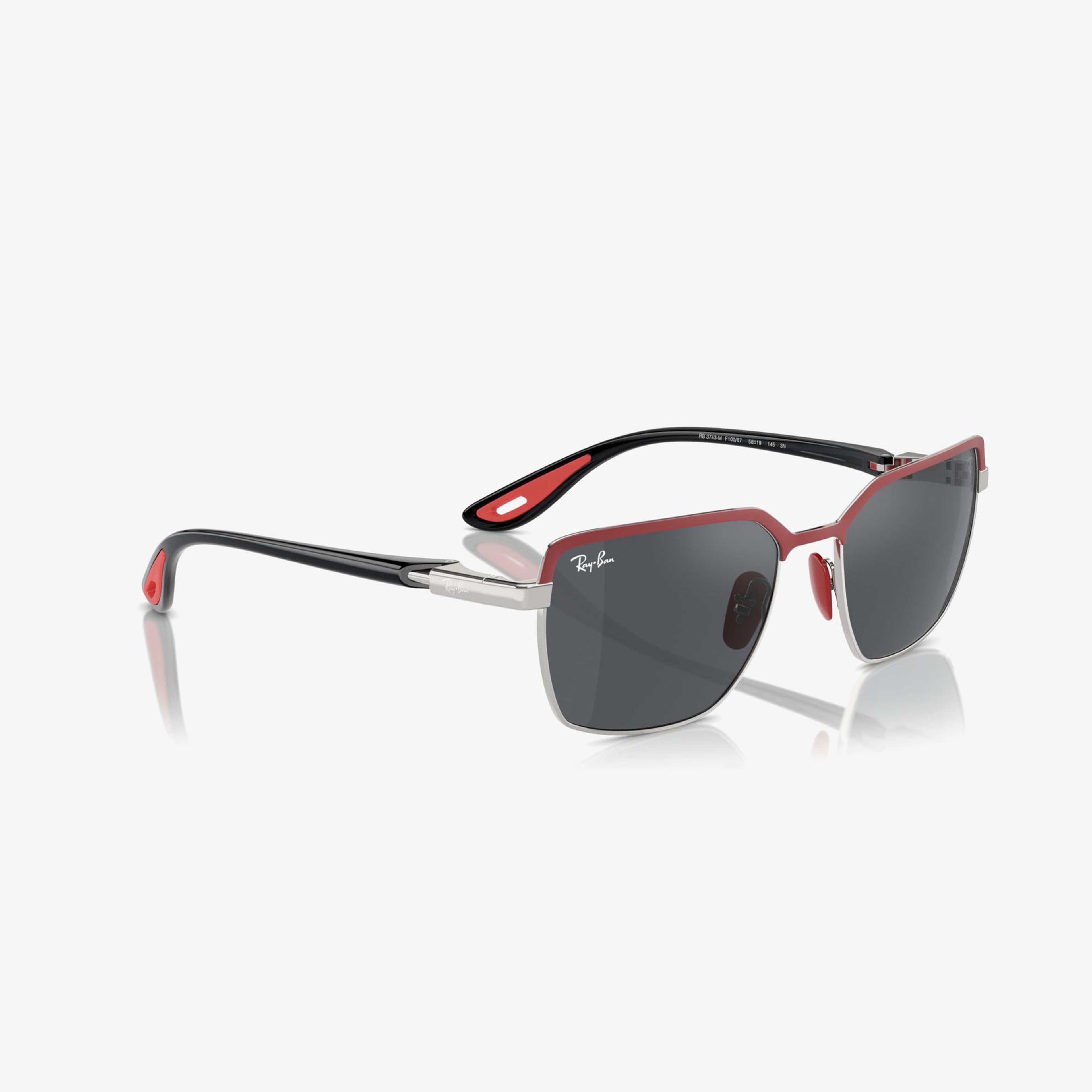 RAY-BAN Rb3743M Scuderia Ferrari Collection Unisex Kırmızı Güneş Gözlüğü