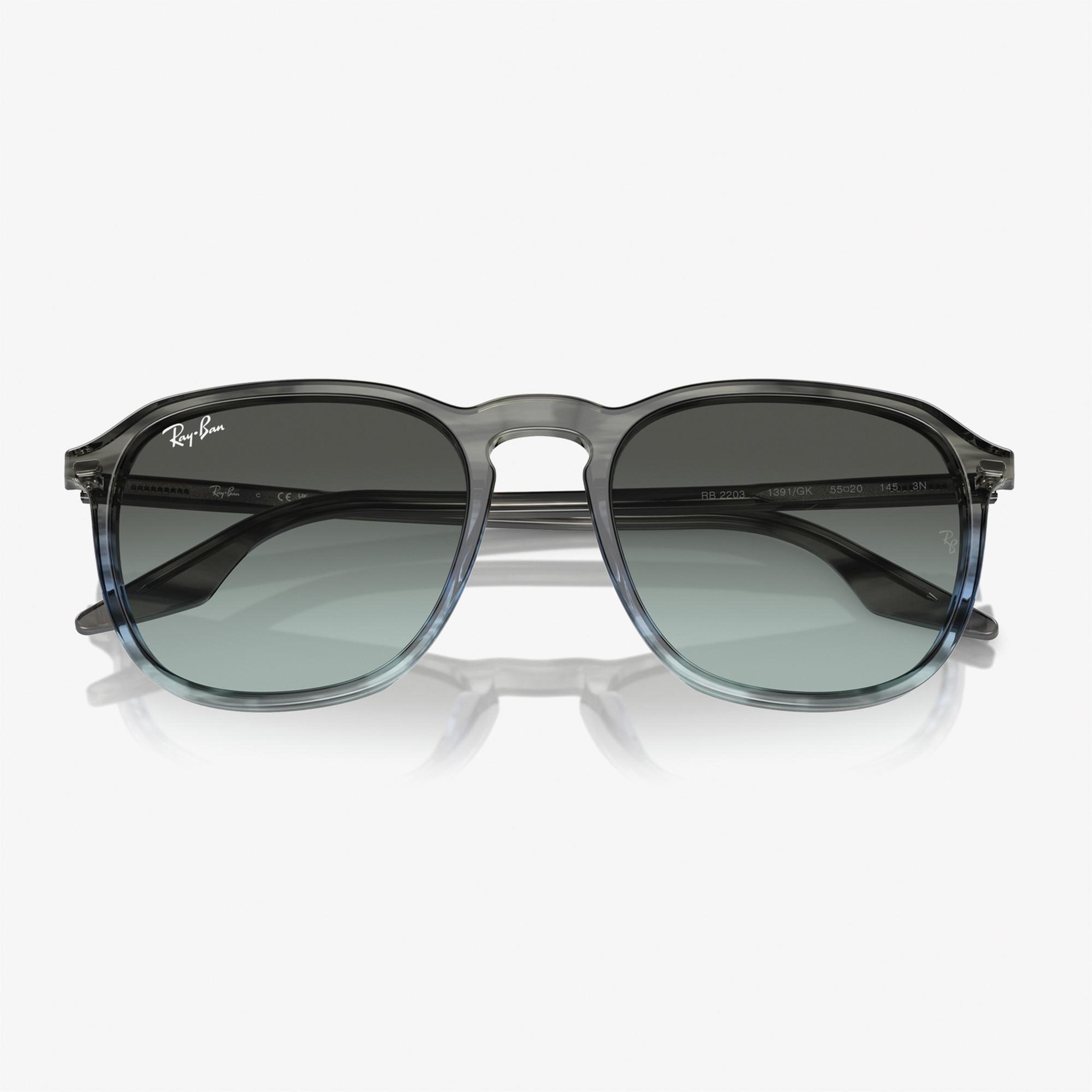 RAY-BAN 0RB2203 Acetate Unisex Gri Güneş Gözlüğü