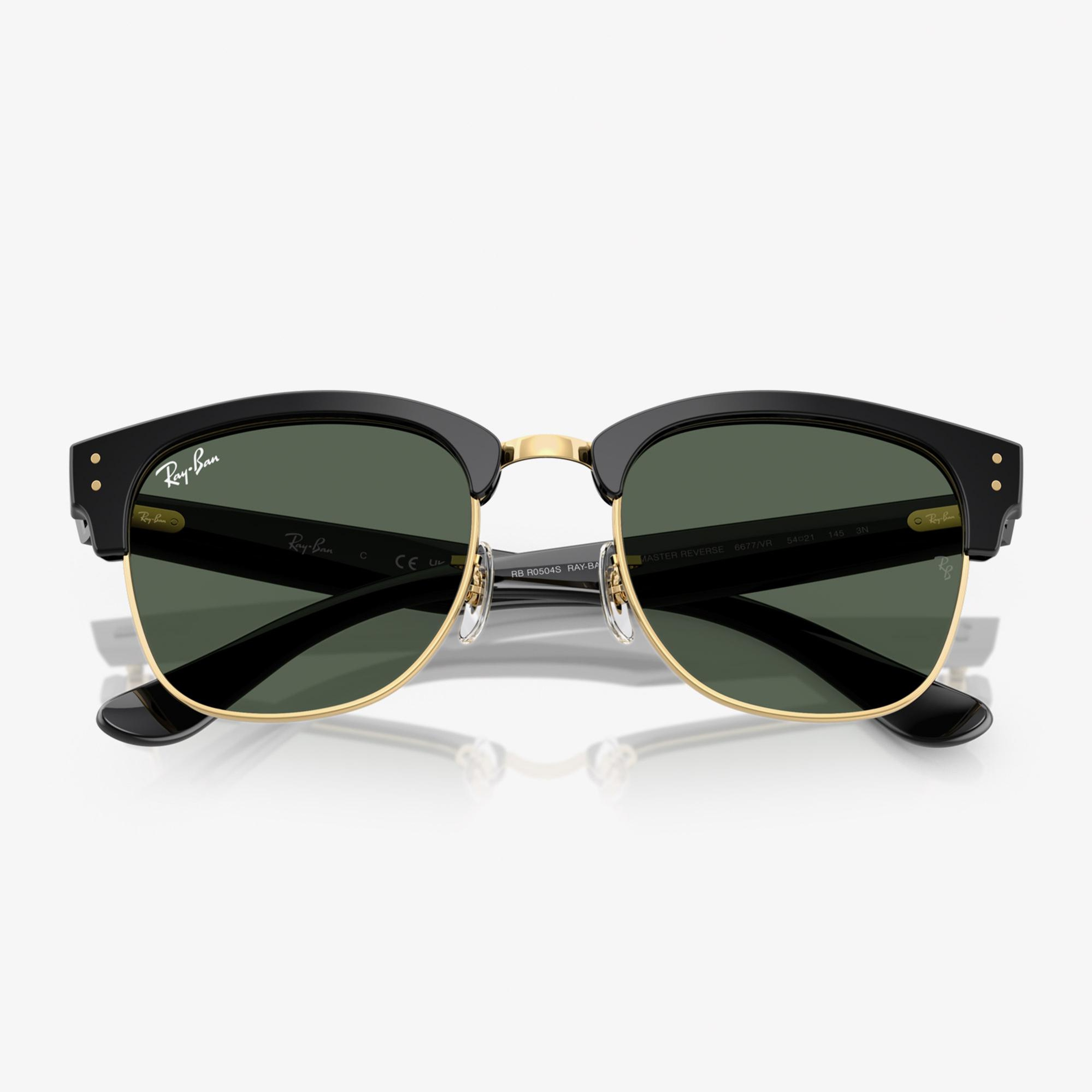 Ray-Ban Clubmaster Reverse RBR0504S Unisex Siyah Güneş Gözlüğü