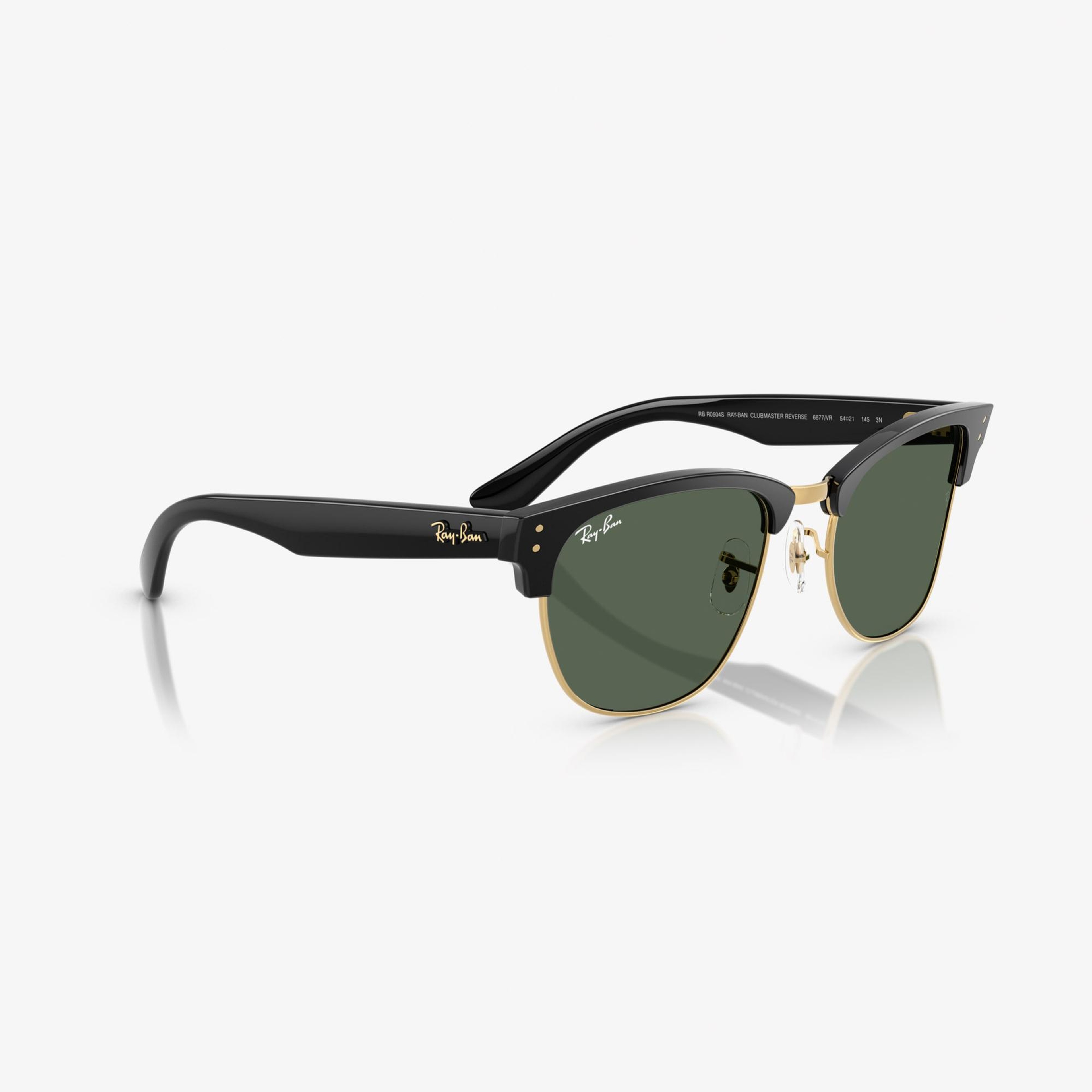 Ray-Ban Clubmaster Reverse RBR0504S Unisex Siyah Güneş Gözlüğü