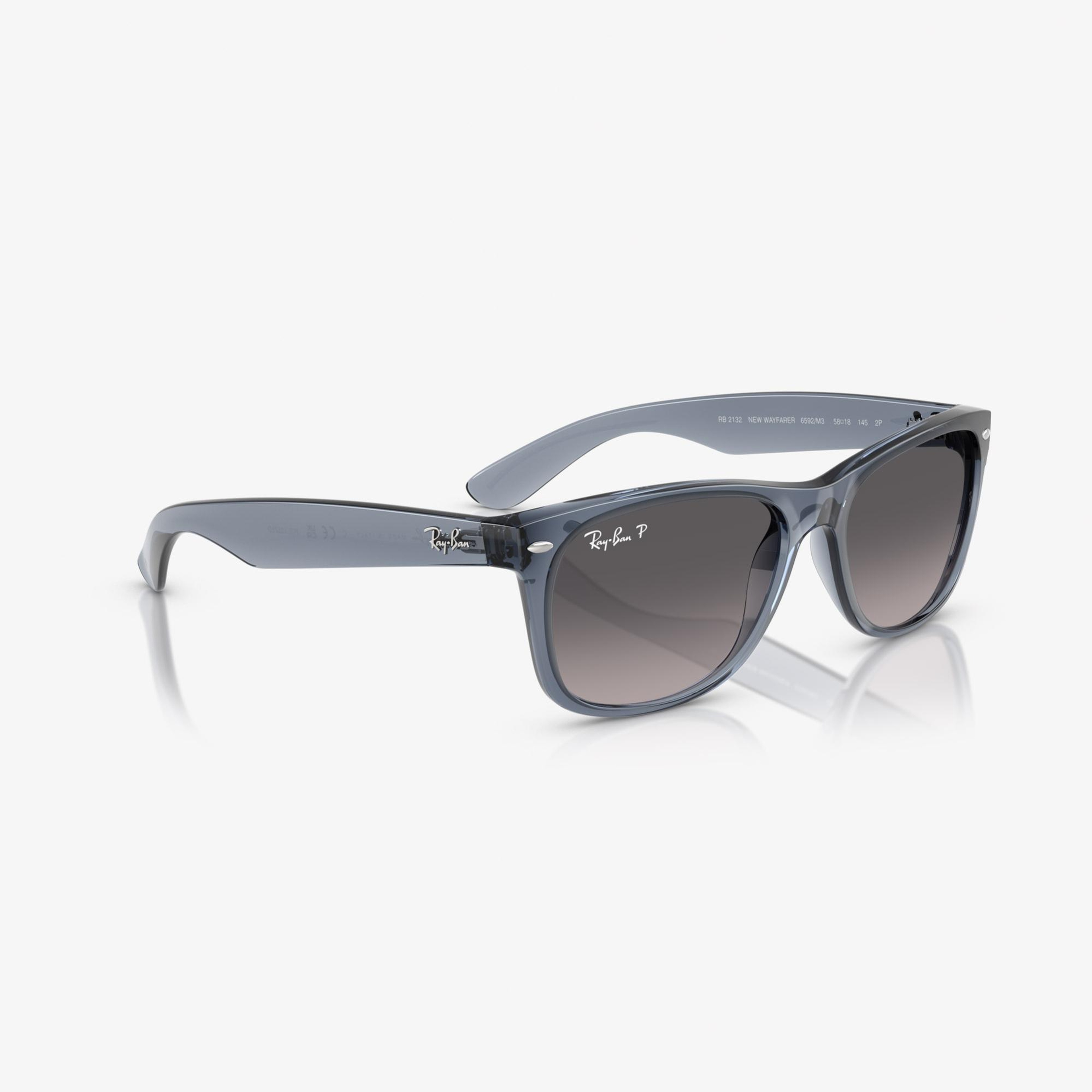 Ray-Ban New Wayfarer RB2132 Unisex Mavi Güneş Gözlüğü