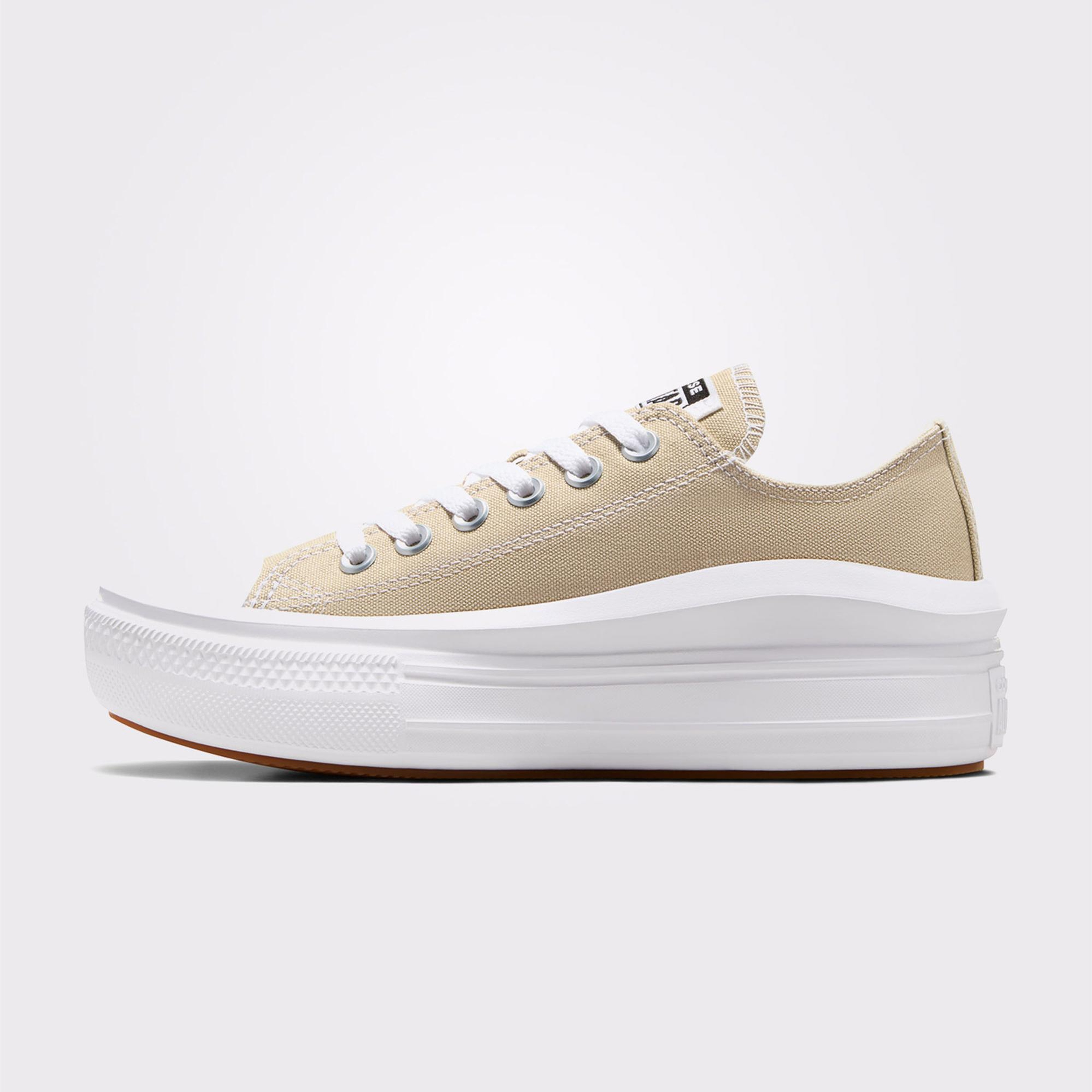 Converse Chuck Taylor All Star Move Kadın Bej Platform Sneaker
