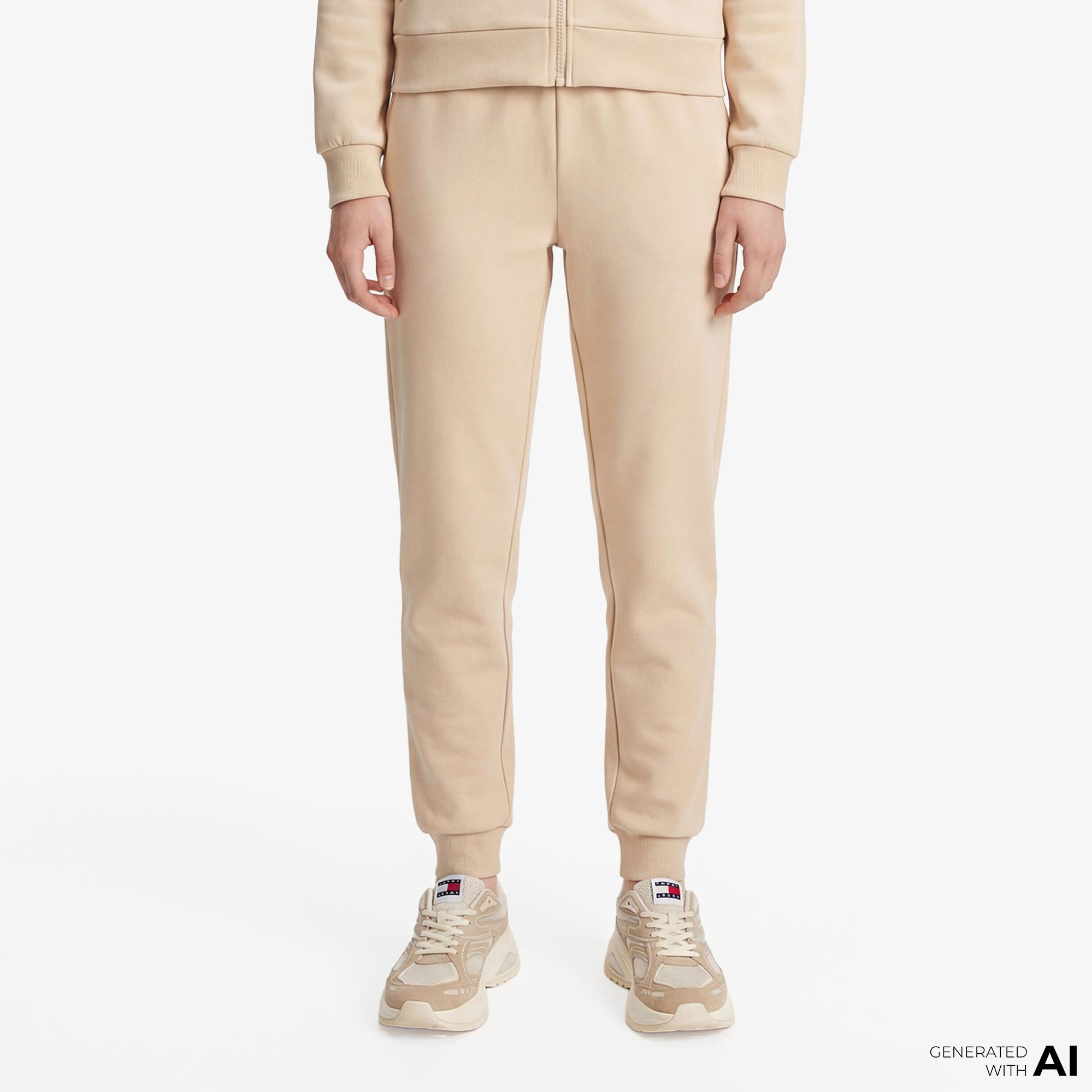 Guess Olympe Aktif Modal Karışımlı Scuba Kadın Kahverengi Tayt