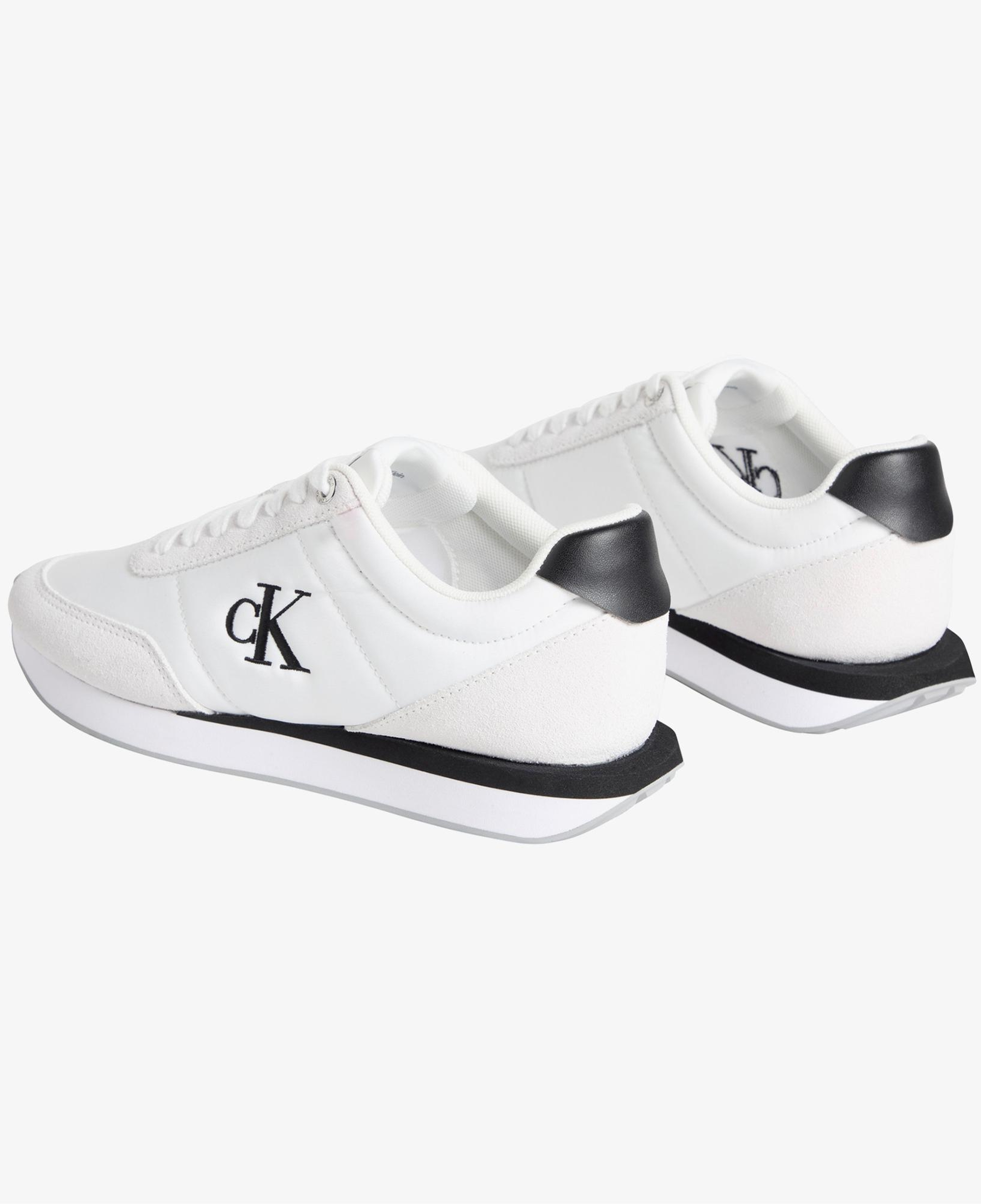 Calvin Klein Retro Runner Lace Up Kadın Beyaz Sneaker