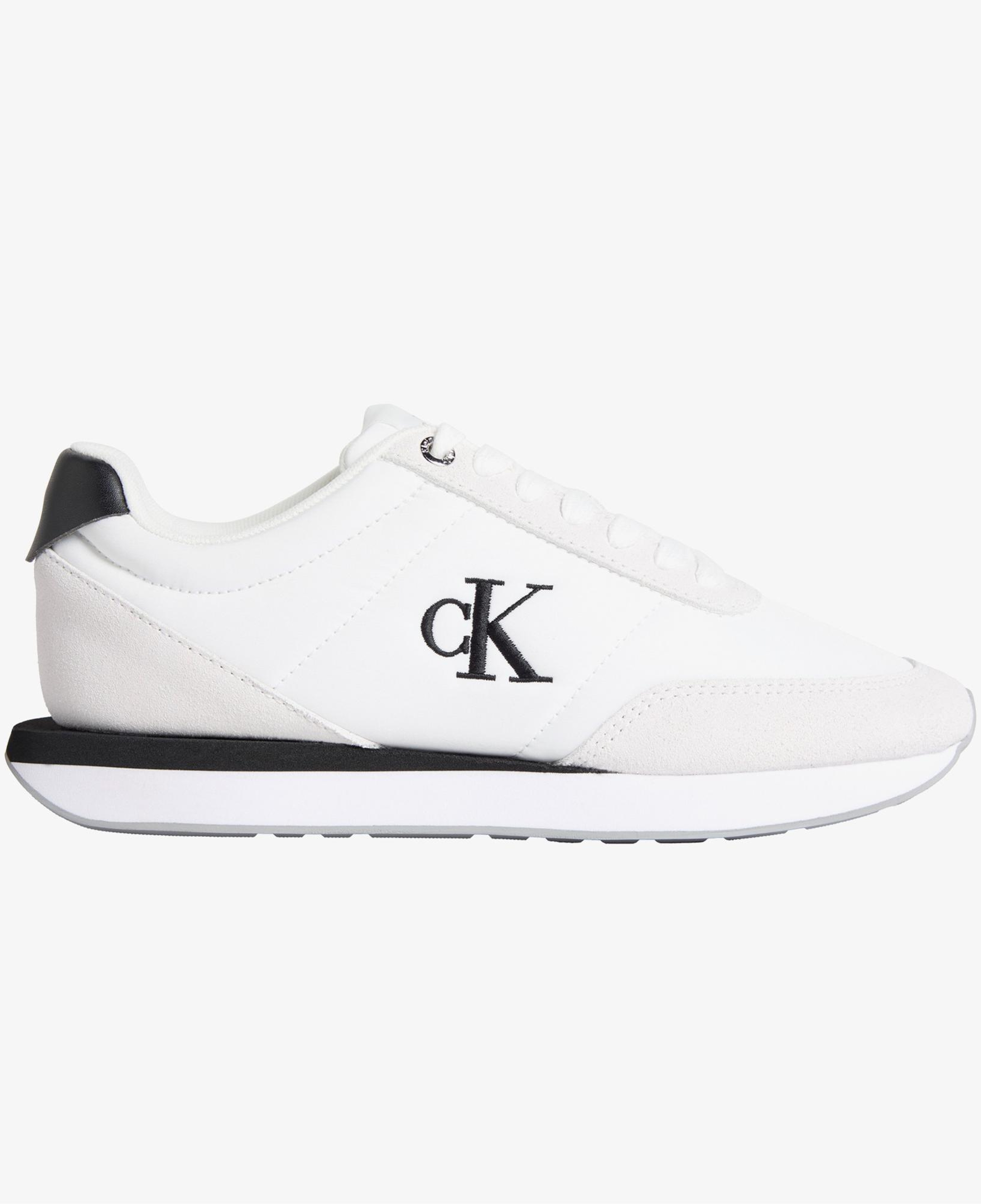 Calvin Klein Retro Runner Lace Up Kadın Beyaz Sneaker