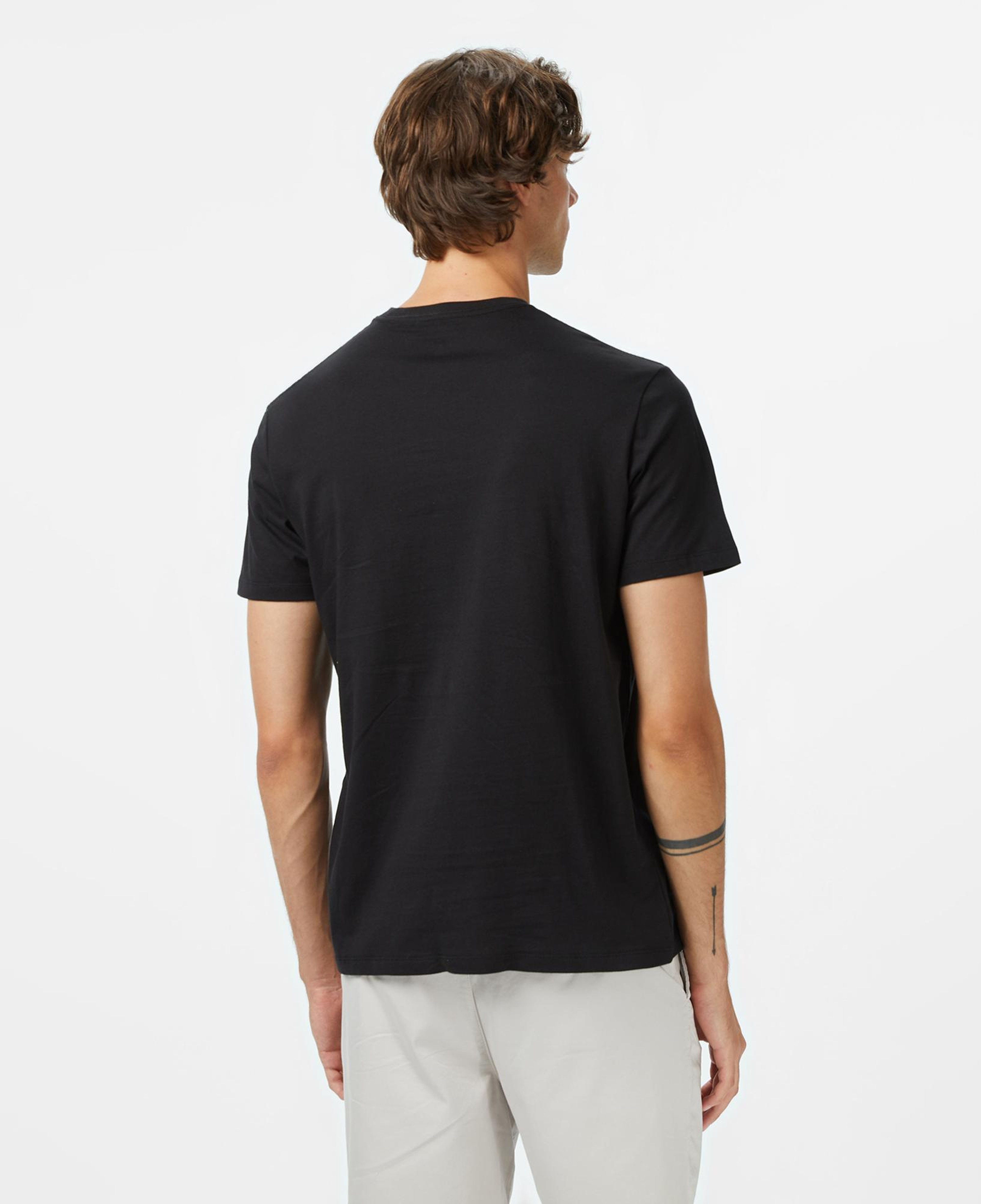 Calvin Klein Outline Tape Graphic Erkek Siyah T-Shirt