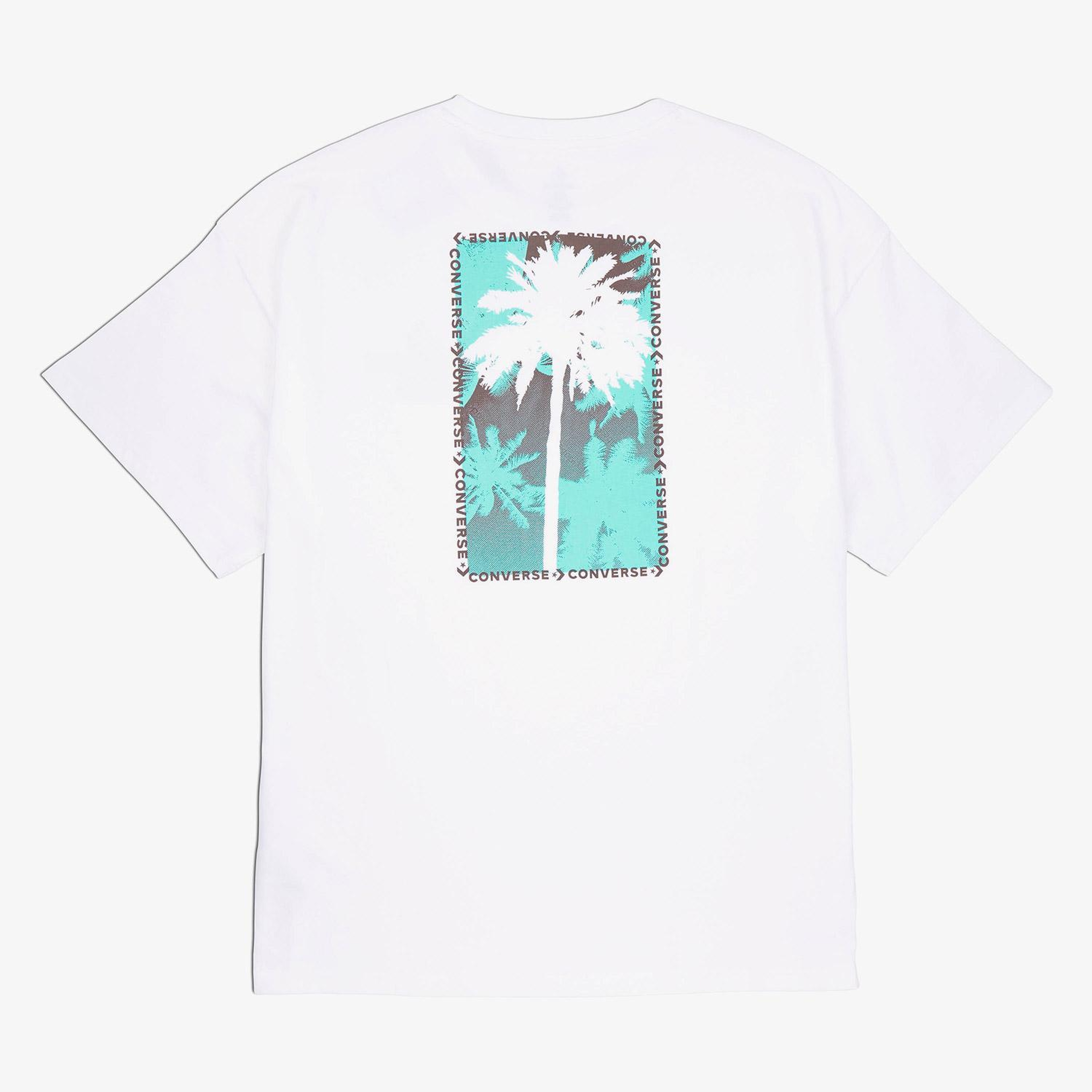 Converse Loose Fit Erkek Beyaz T-Shirt