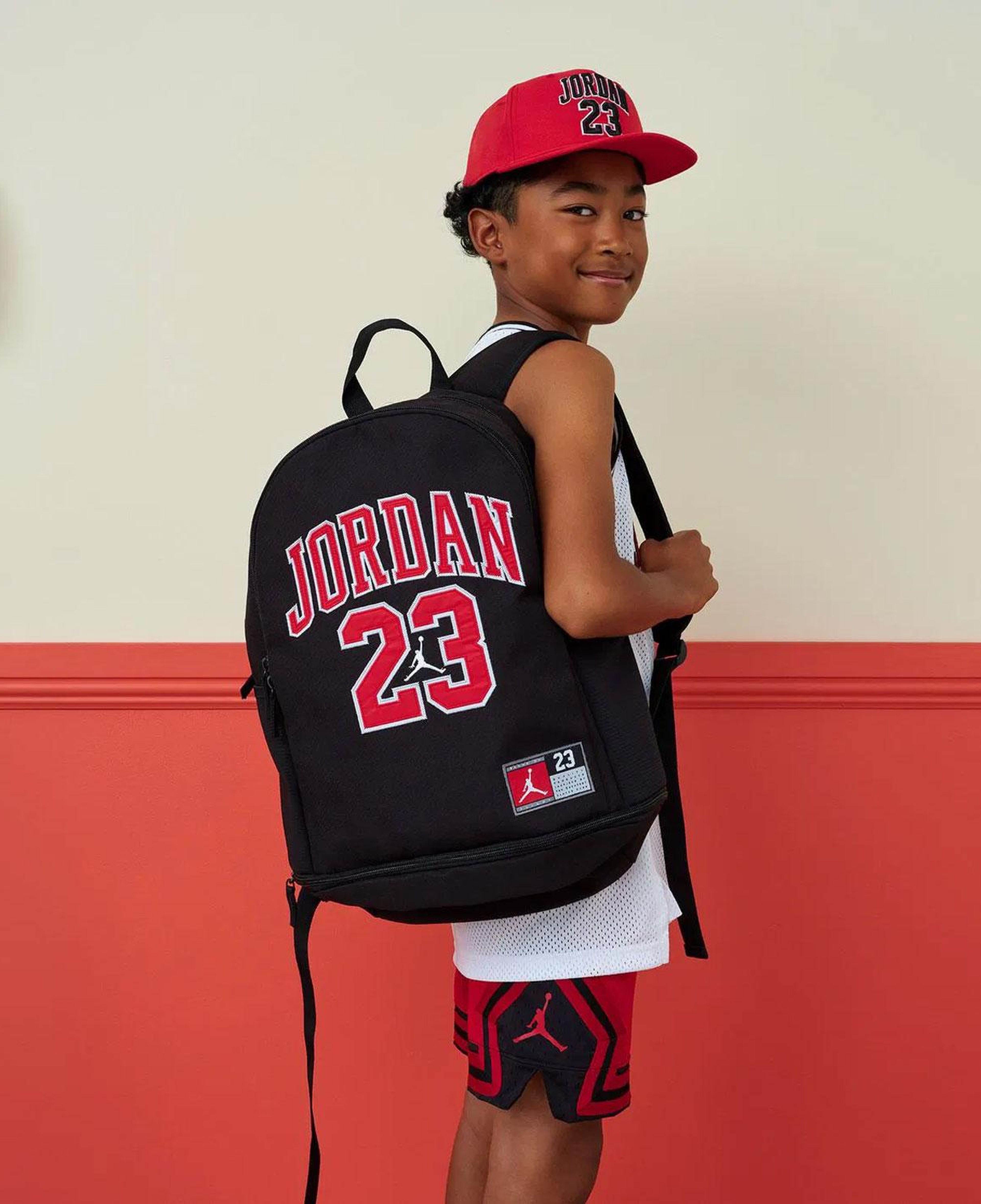 Jordan Jersey Çocuk Siyah Sırt Çantası