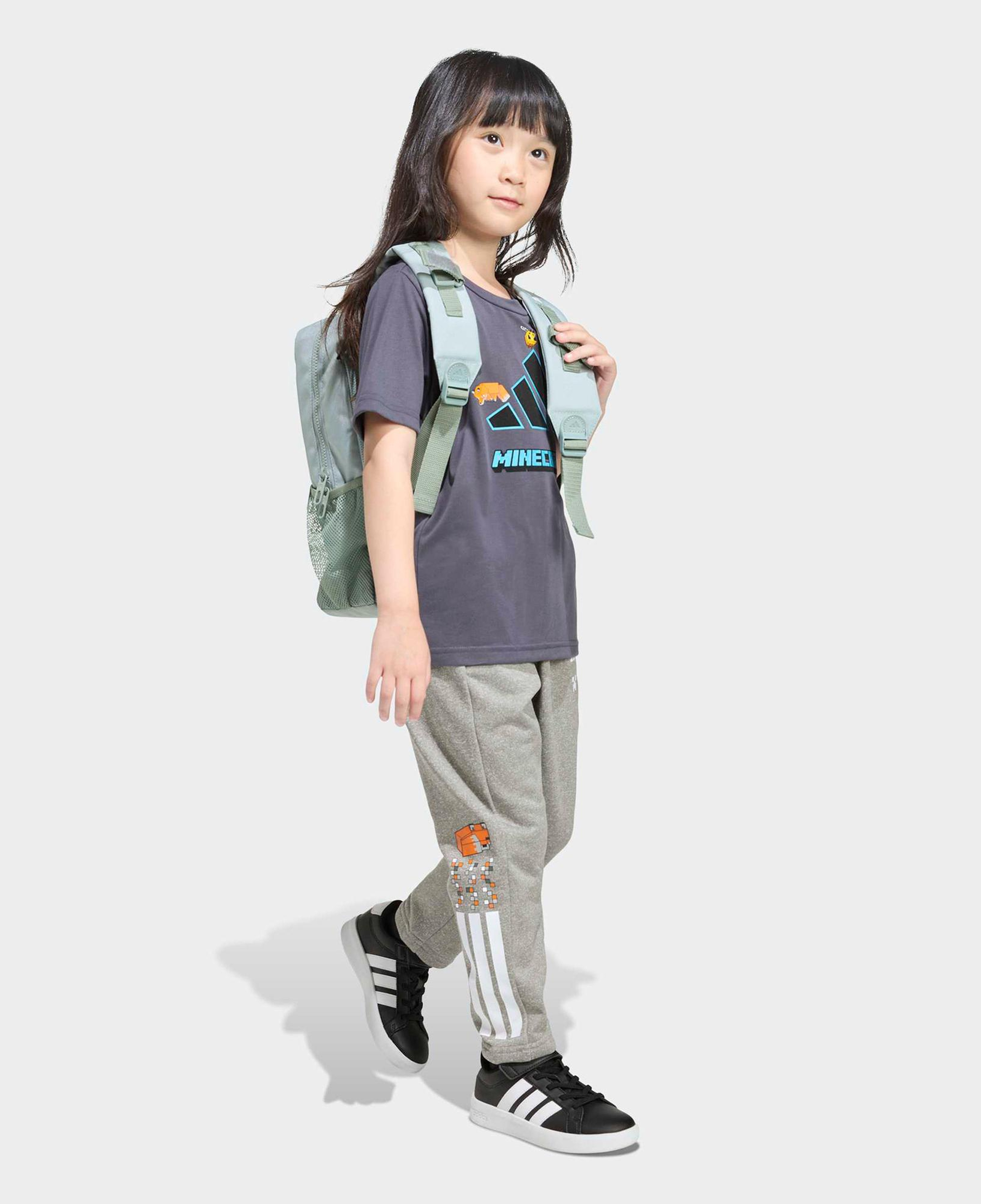 adidas Minecraft Training Çocuk Gri T-Shirt